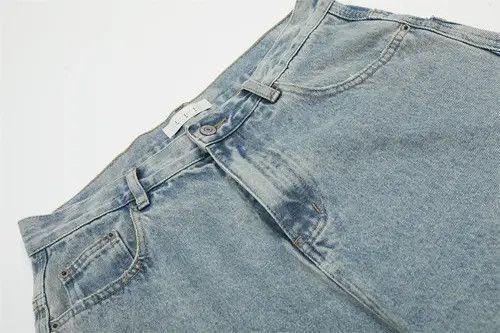 Japanese Brand Men's loose ripped casual scimitar jeans Size US 32 / EU 48 - 2 Thumbnail