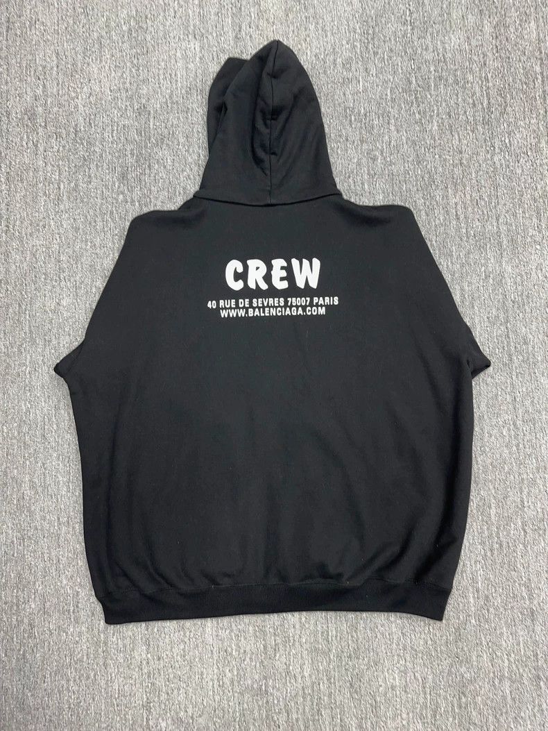 Balenciaga Balenciaga Black crew zipper hoodie Size US XS / EU 42 / 0 - 2 Thumbnail