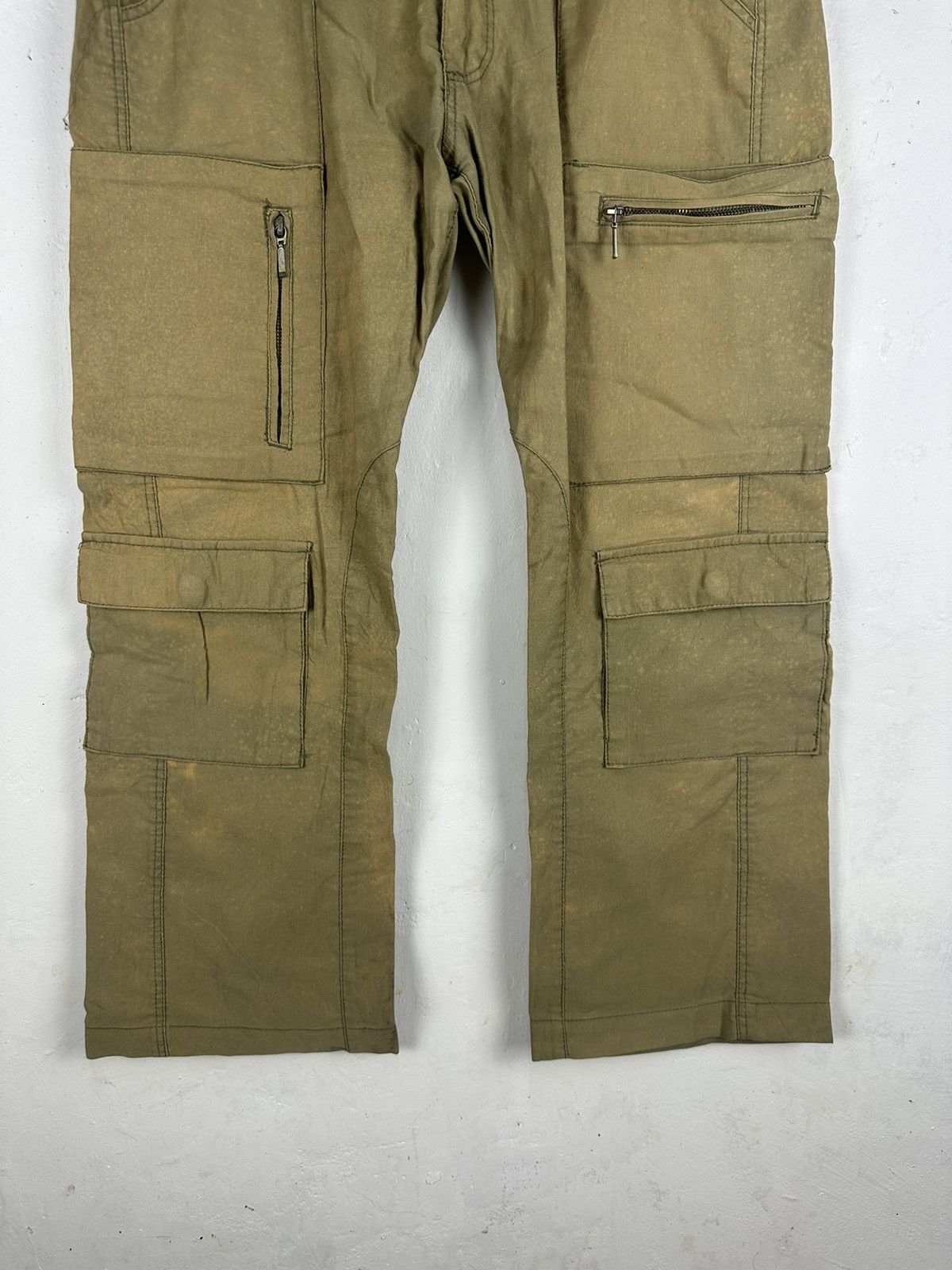 If Six Was Nine CARGO PANTS SENDITIONARIES MULTIPOCKET FADED COLOUR Size US 31 - 4 Thumbnail