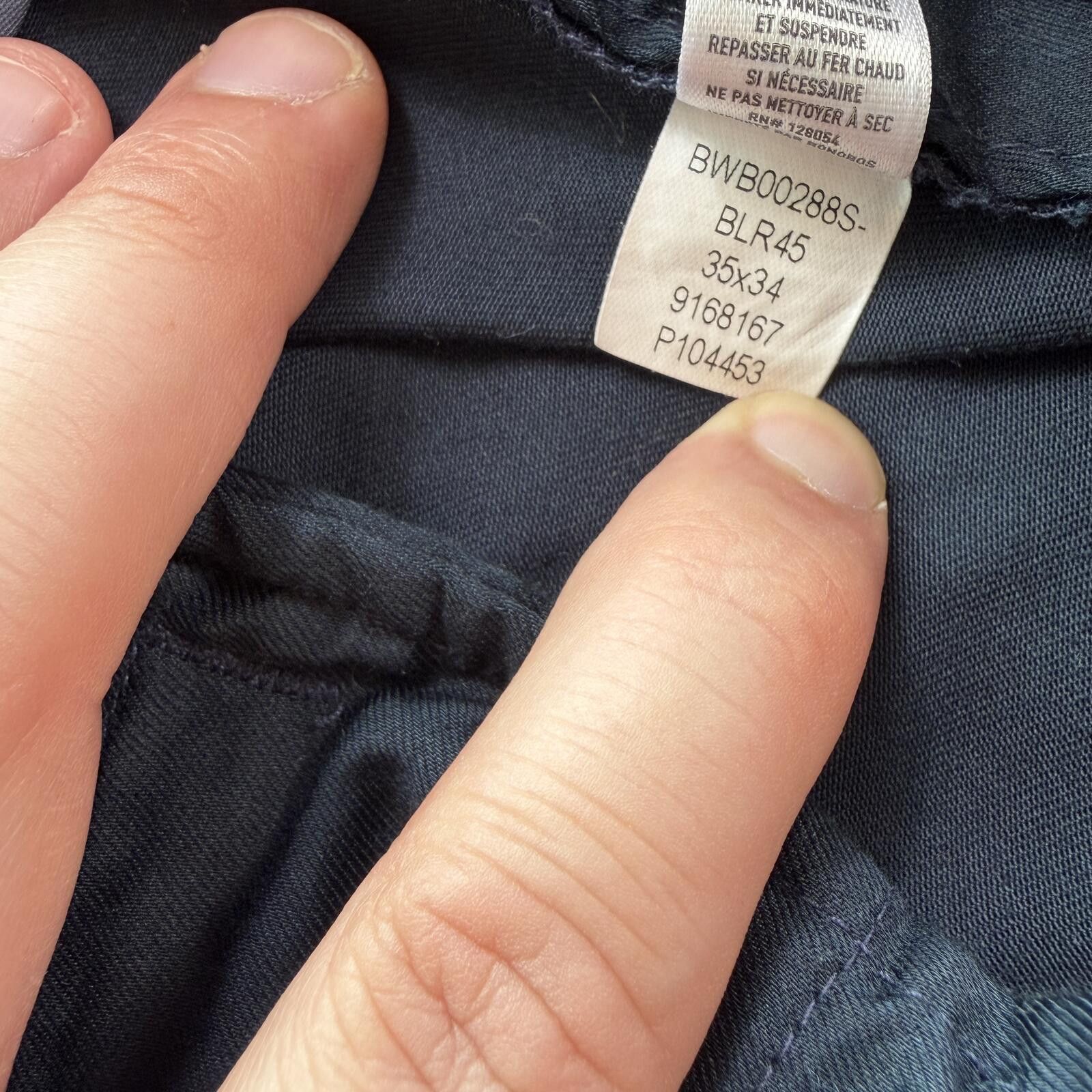 Bonobos Bonobos Monday Slim Fit Chino Pants Mens 35x34 Navy Trousers Size US 35 - 10 Thumbnail