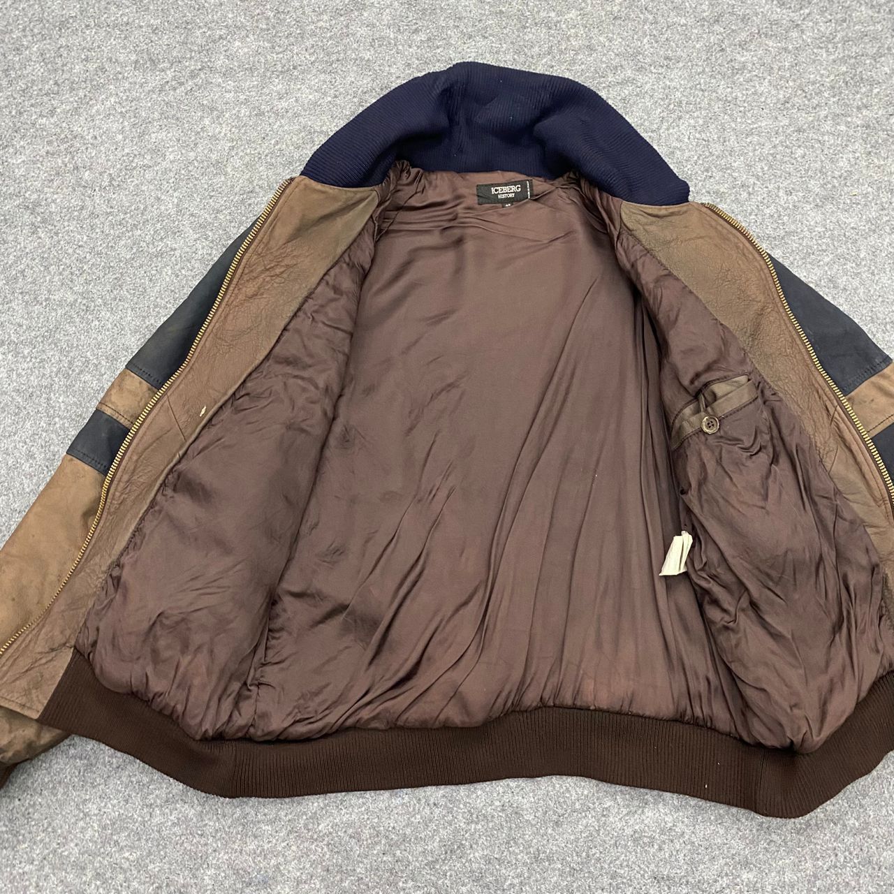 Iceberg Rare Vintage Iceberg Gilmar Leather Jacket Size US L / EU 52-54 / 3 - 3 Thumbnail