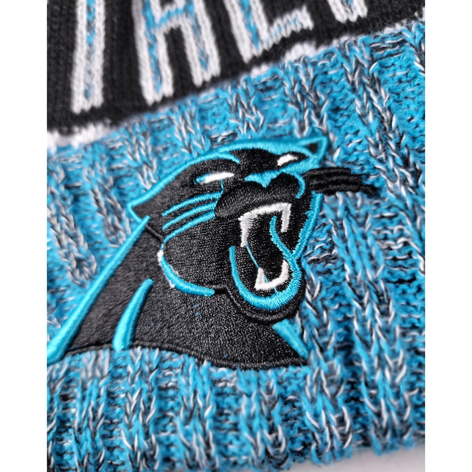 Other NWT Carolina Panthers Sports Knit Pom Beanie Fleece Lined Size ONE SIZE - 2 Thumbnail