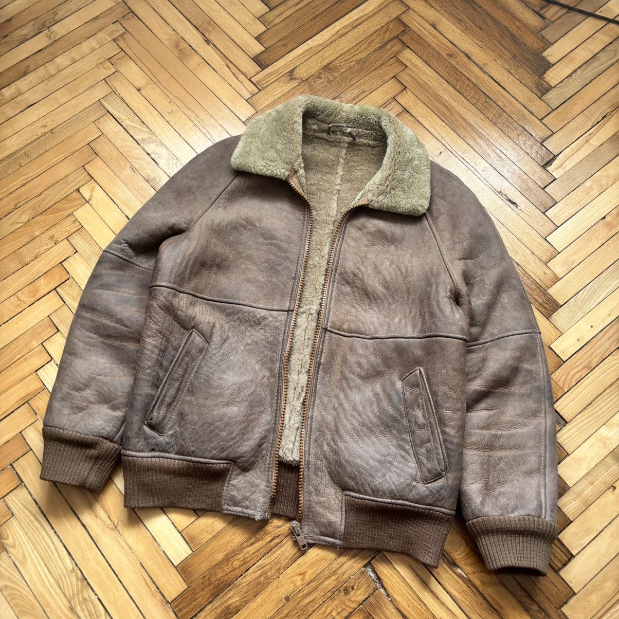 Vintage Last Drop‼️ Vintage 70’s Sheepskin Leather Jacket Size US L / EU 52-54 / 3 - 1 Thumbnail