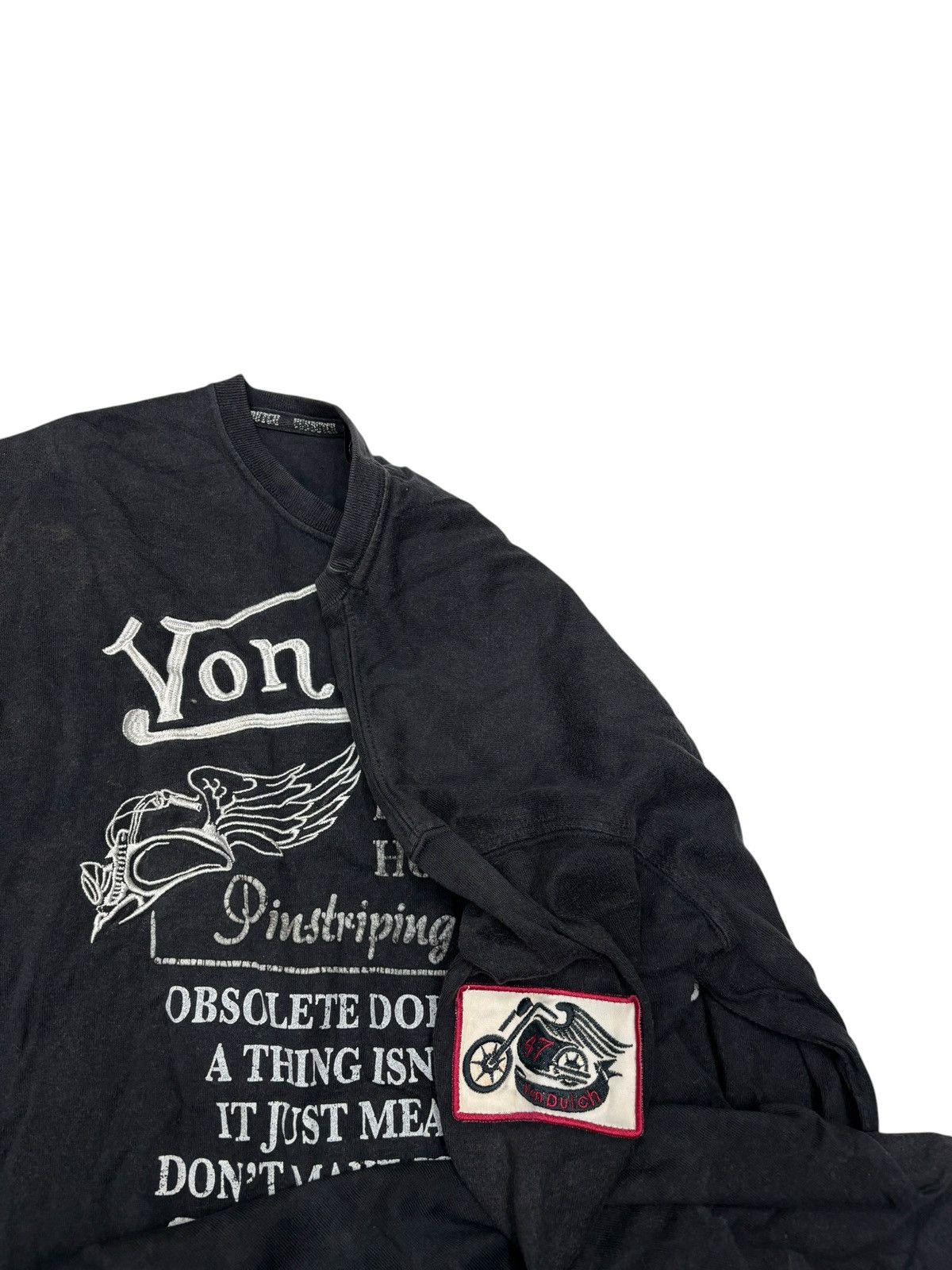 Von Dutch 🖤Von Dutch Leave Me In Peace Longsleeve Shirt Size US S / EU 44-46 / 1 - 8 Thumbnail