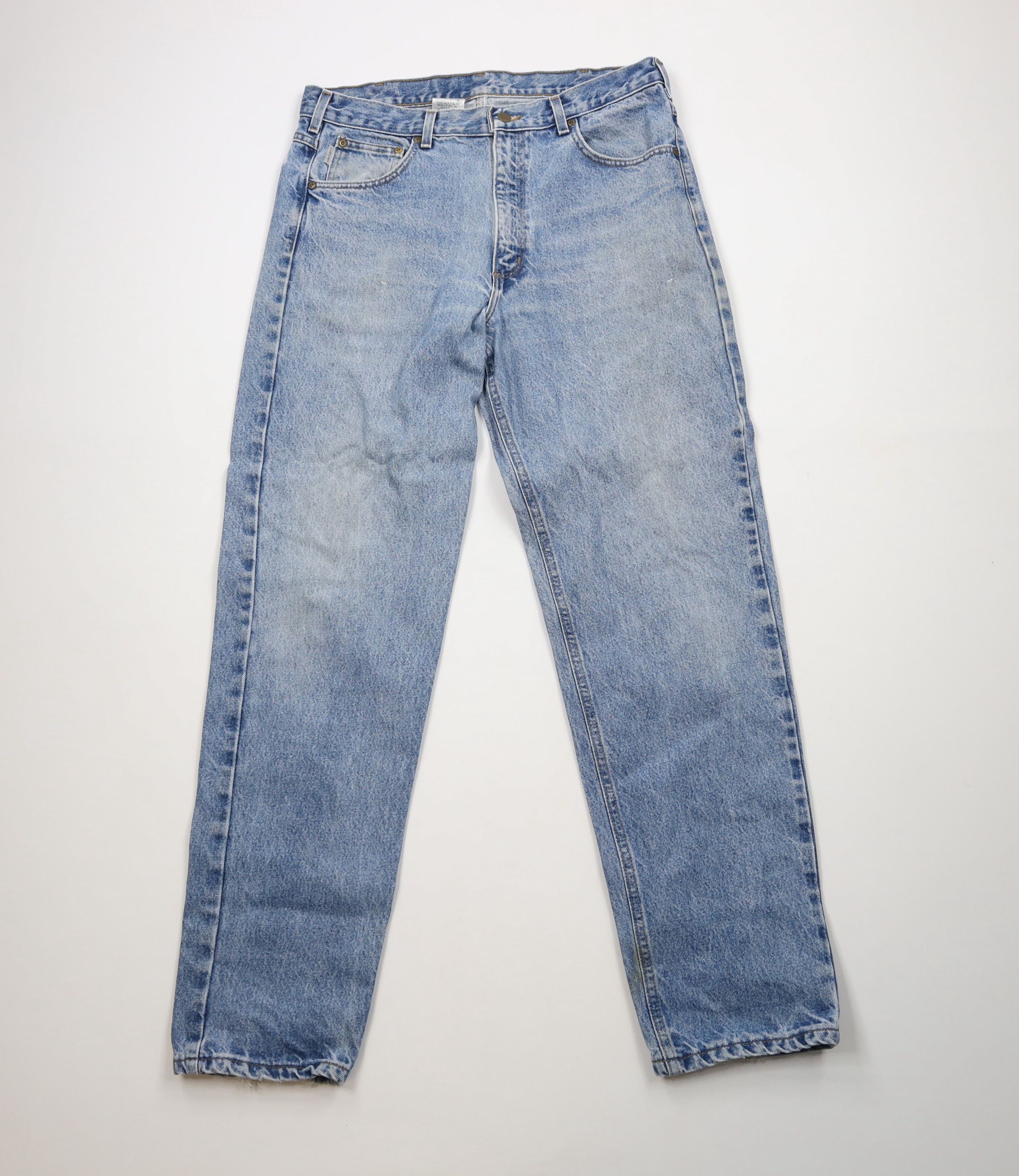 Carhartt Vintage Carhartt Spell Out Relaxed Fit Denim Jeans Blue Size US 36 / EU 52 - 1 Thumbnail
