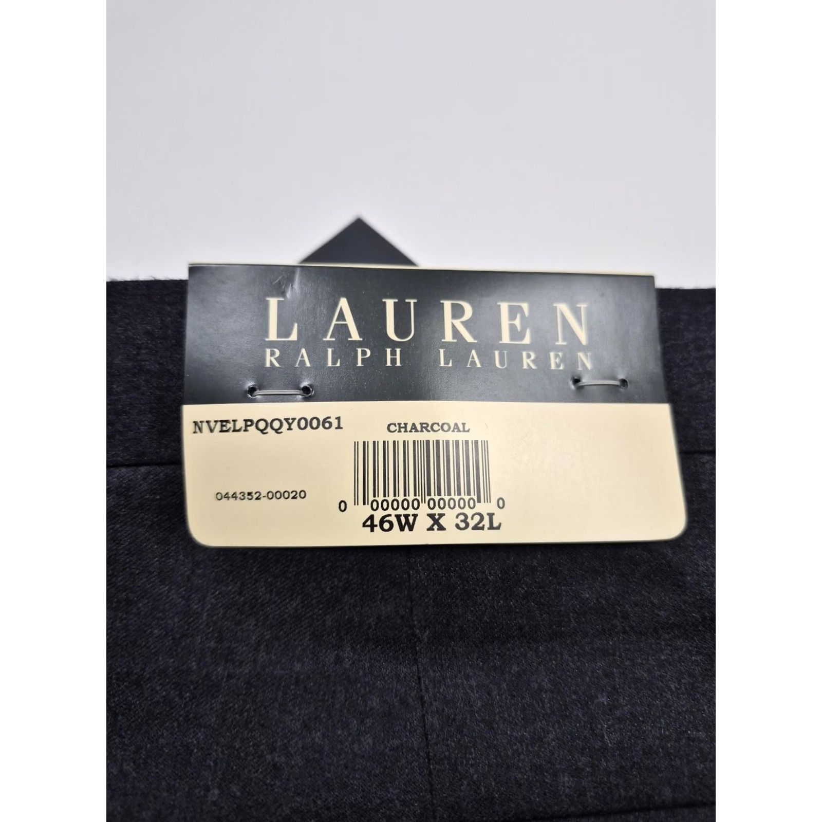 Ralph Lauren VINTAGE Lauren Ralph Lauren Dress Pants Mens 46x32 Gray Wool Flat Front NWT Office Size US 30 / EU 46 - 4 Thumbnail