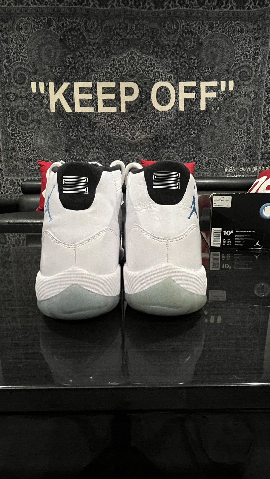 Jordan Brand Air Jordan 11 Retro 'Legend Blue / Columbia' 2024 Size US 10.5 / EU 43-44 - 4 Thumbnail