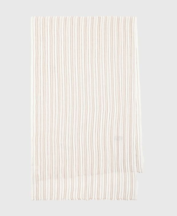Brunello Cucinelli Linen-blend scarf Size ONE SIZE - 1 Thumbnail