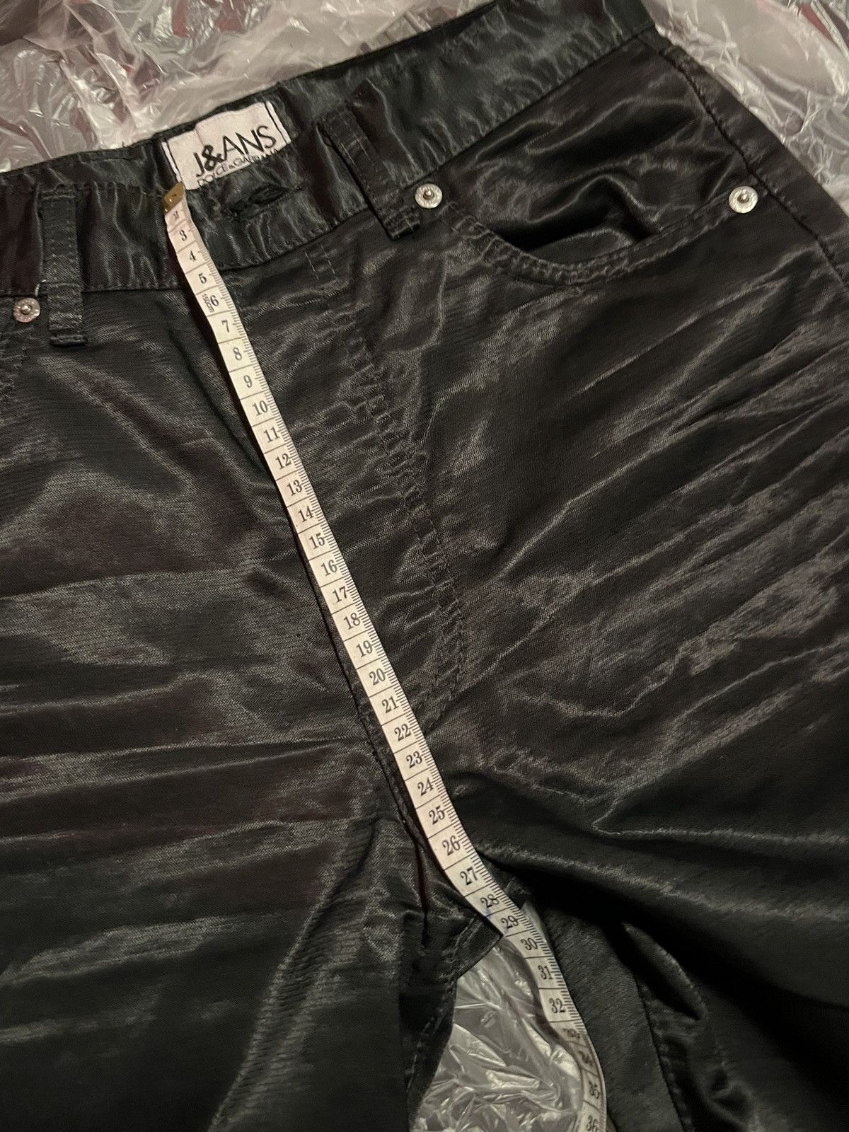 Designer × Japanese Brand × Vintage J&Ans Dolce & Gabbana Black Jeans (Youth Line) Size 32" / US 10 / IT 46 - 6 Thumbnail