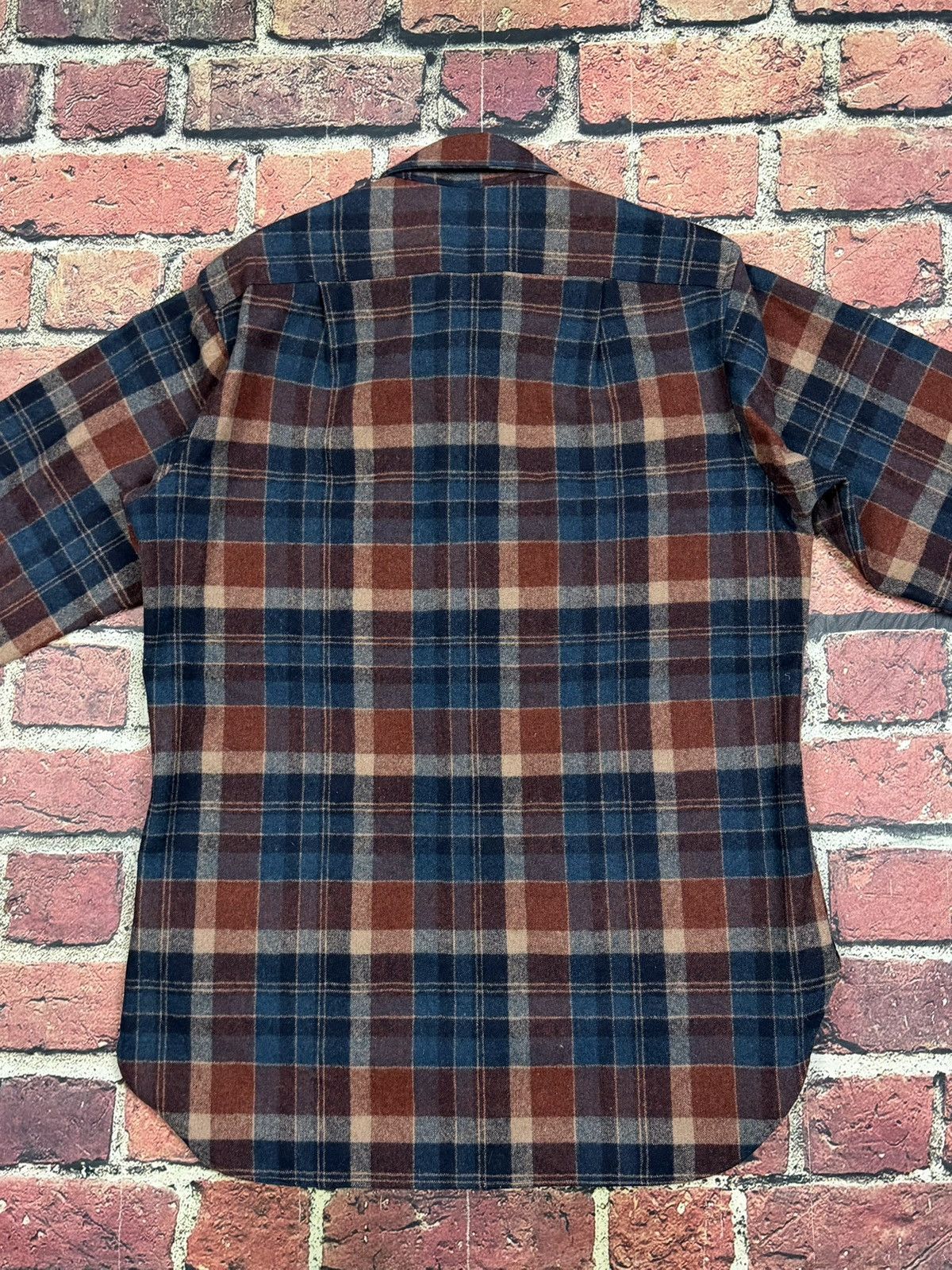 Pendleton Vintage Pendleton Plaid Virgin Wool Button Down Shirt 80s Size US M / EU 48-50 / 2 - 4 Thumbnail