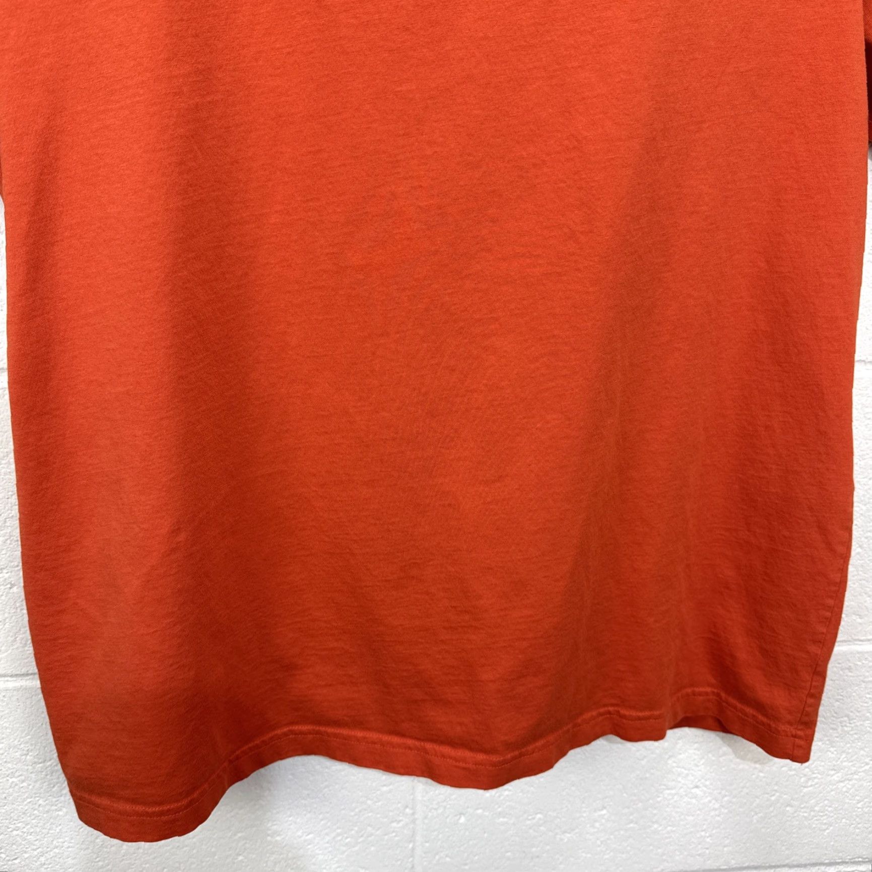 Lacoste Lacoste T-Shirt Mens Size 7 Short Sleeve Orange Cotton Crew Neck Logo Alligator Size US M / EU 48-50 / 2 - 7 Thumbnail