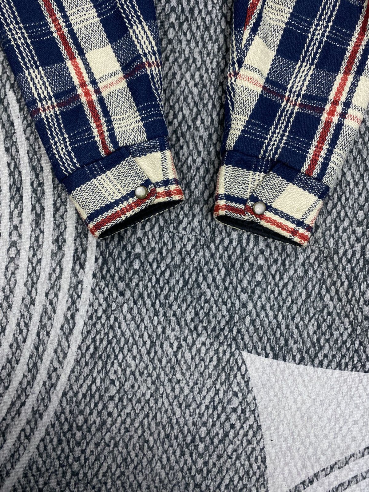 Vintage Vintage REPLIQUE Checked Western Jacket Size US L / EU 52-54 / 3 - 10 Thumbnail