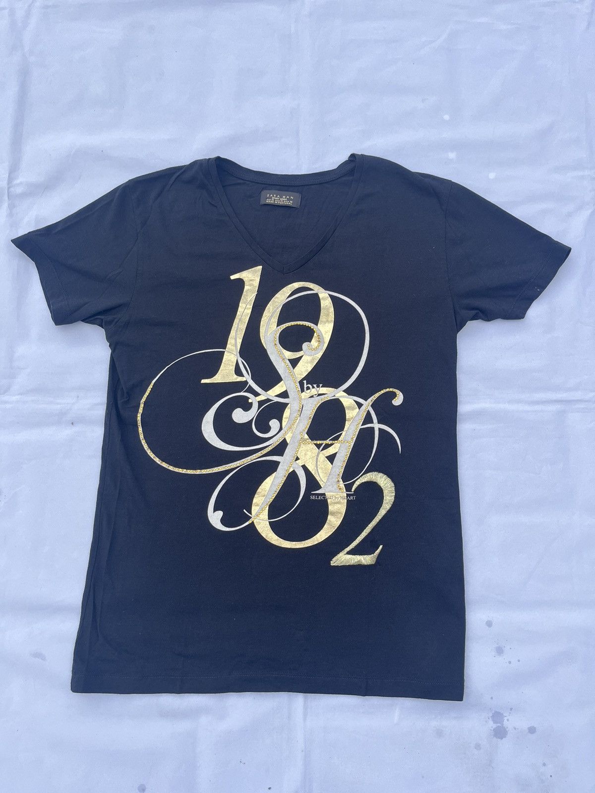 Zara Zara Embroidery Diamond GOA LGB Style Tee Size US M / EU 48-50 / 2 - 1 Thumbnail