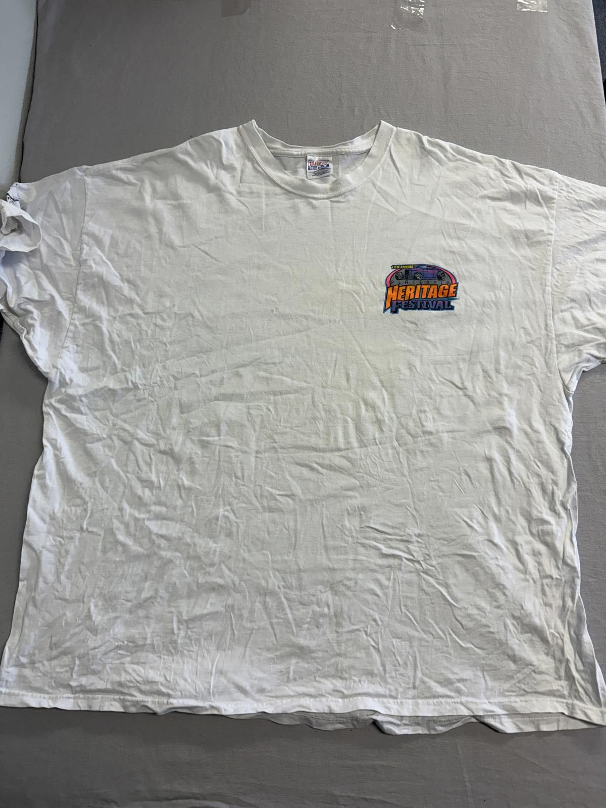 Hanes Vintage Placentia T-shirt 17th Placentia Festival 2003 4XL Size US XXL / EU 58 / 5 - 2 Thumbnail