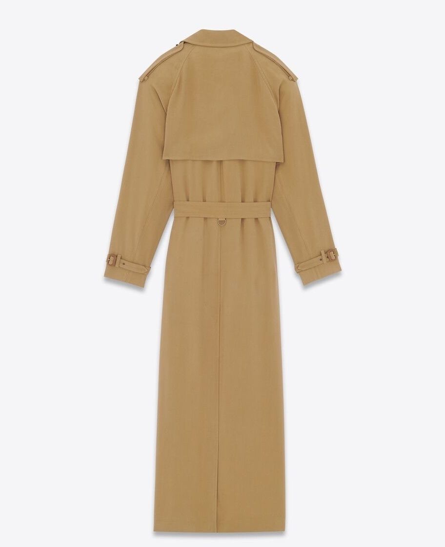 Saint Laurent Paris o1bcso1str1124 Coat in Brown Size XS / US 0-2 / IT 36-38 - 3 Thumbnail