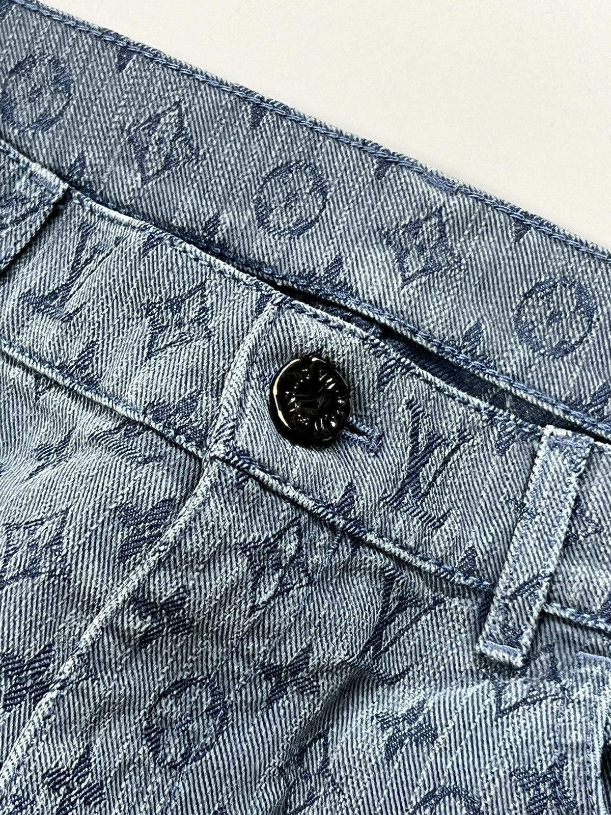 Louis Vuitton Louis Vuitton Virgil abloh Japan monogram slim fit jeans Size US 33 - 6 Thumbnail