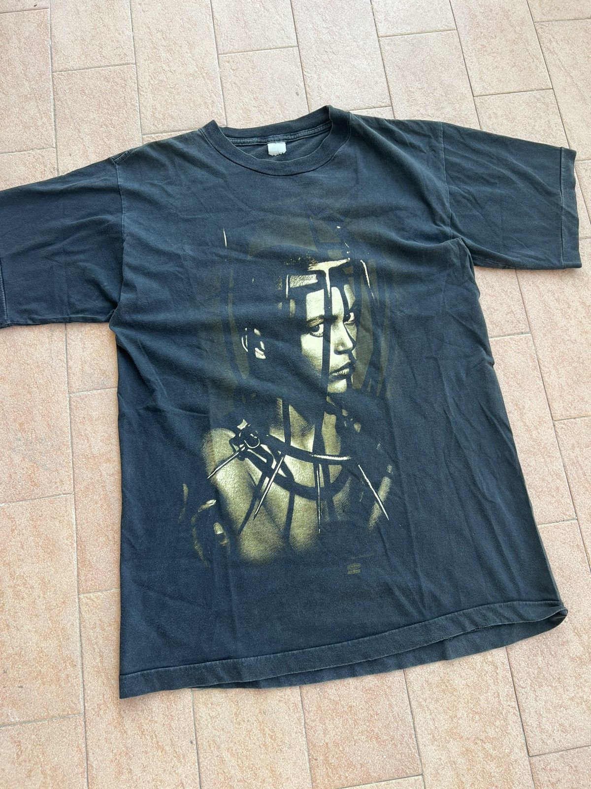 Band Tees × Vintage VINTAGE 1990s STAINED LIVING COLOUR TOUR TEE Size US M / EU 48-50 / 2 - 2 Thumbnail