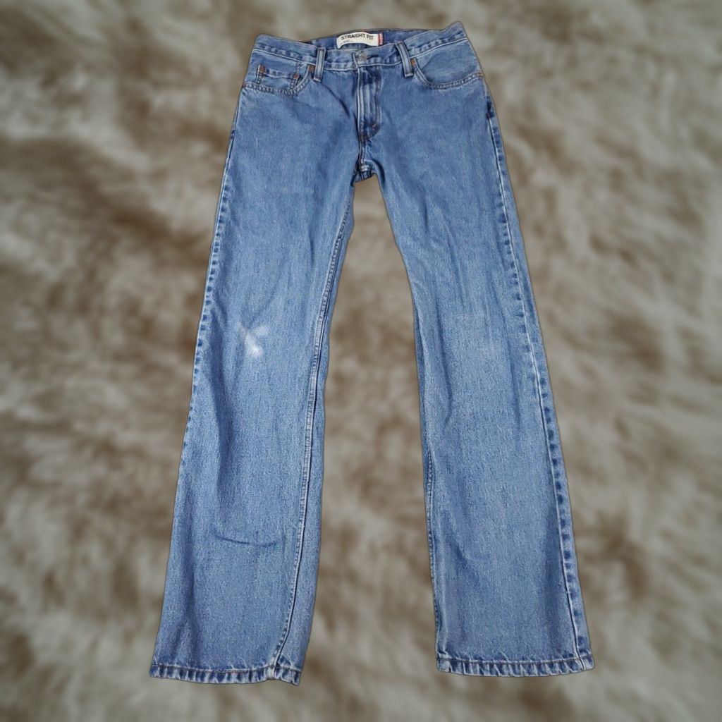 Levi's Levis 505 Mens 30x32 Blue Straight Leg Jeans Regular Fit Cotton Denim Pants Size US 30 / EU 46 - 1 Thumbnail