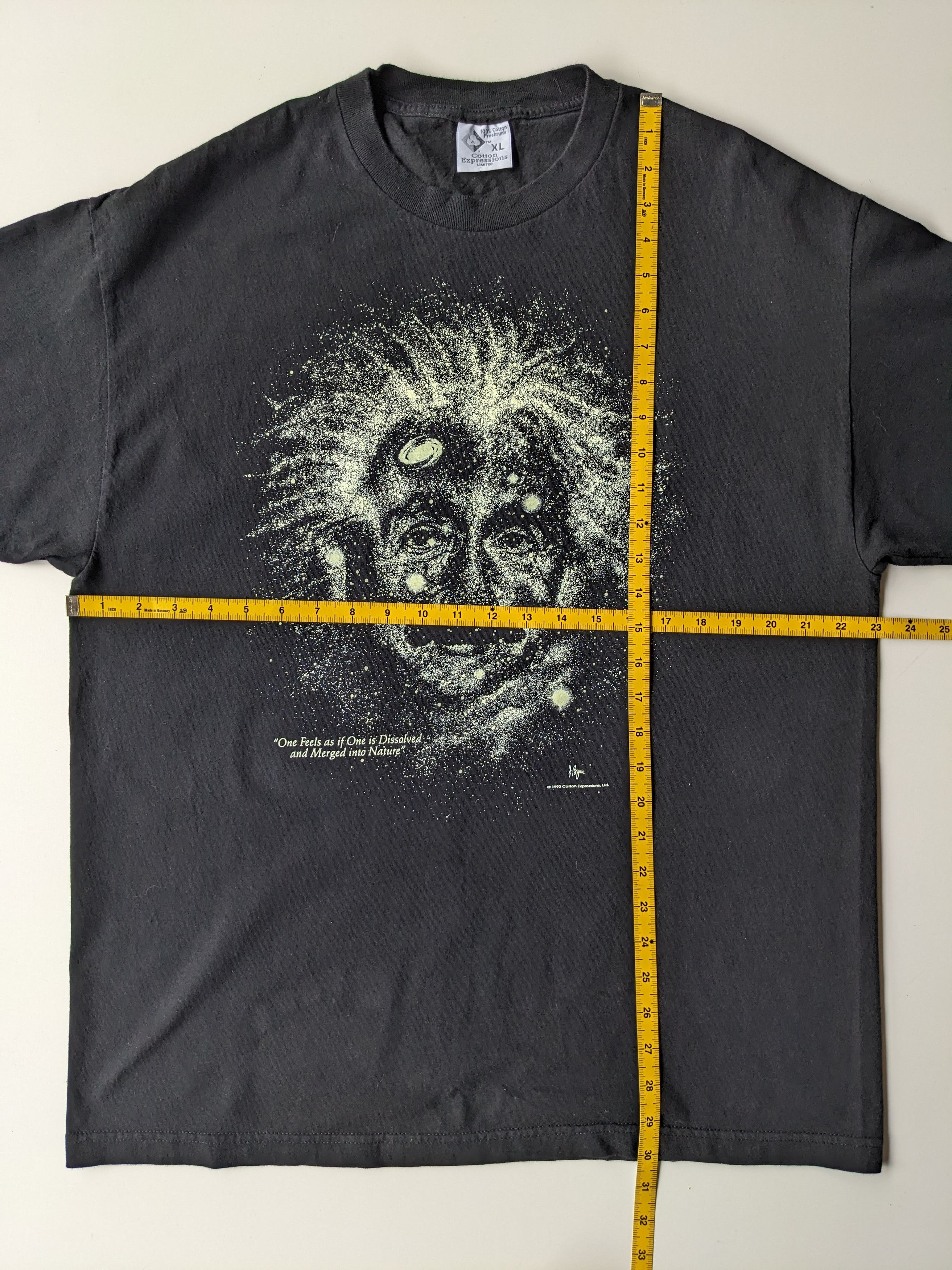 Vintage Vintage 1993 Albert Einstein glow in the dark Size US XL / EU 56 / 4 - 5 Thumbnail