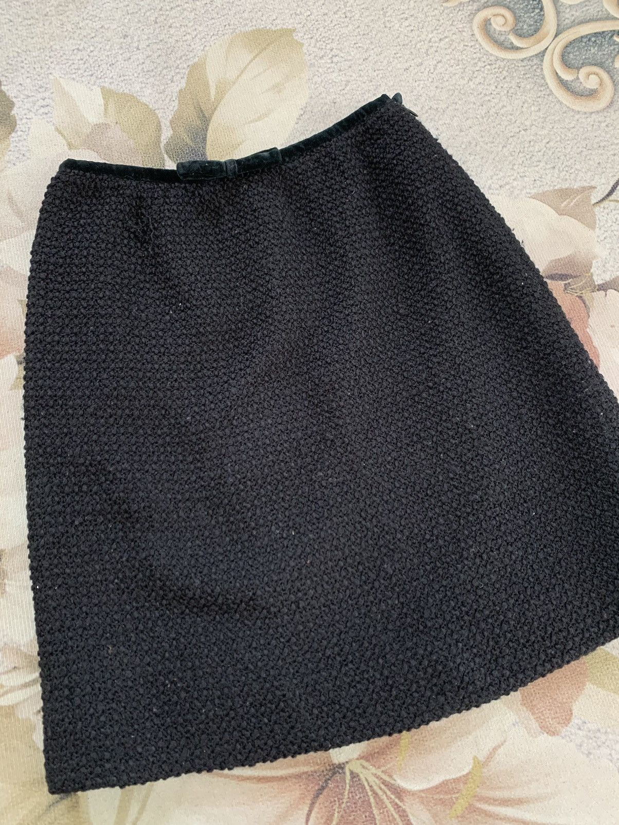Balenciaga La Mode Balenciaga Blend Wool Skirt Made in Japan Size 24" / US 00 / IT 34 - 5 Thumbnail