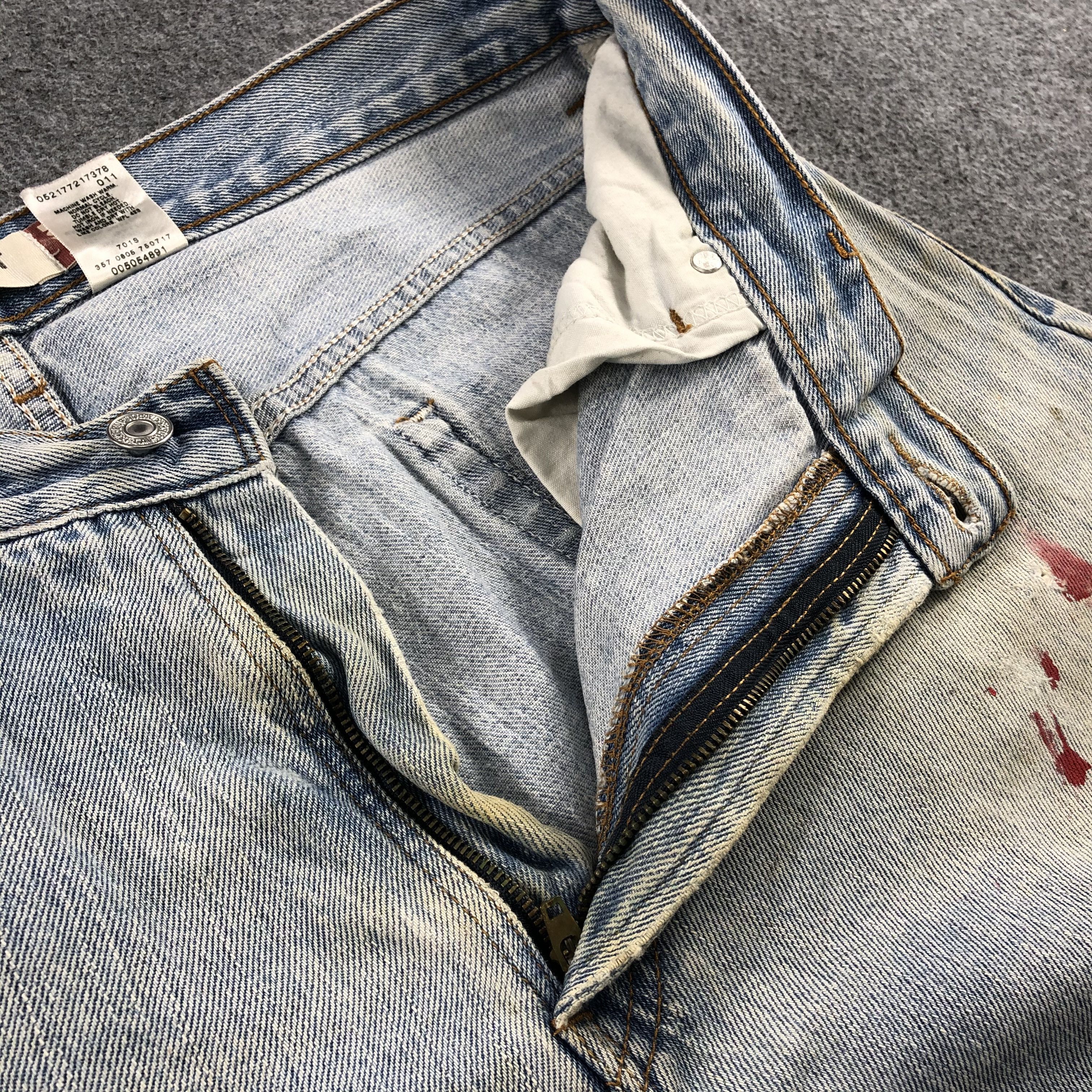 Levi's × Vintage Vintage Light Wash Levis 505 Jeans-J1534 Size US 36 / EU 52 - 10 Thumbnail