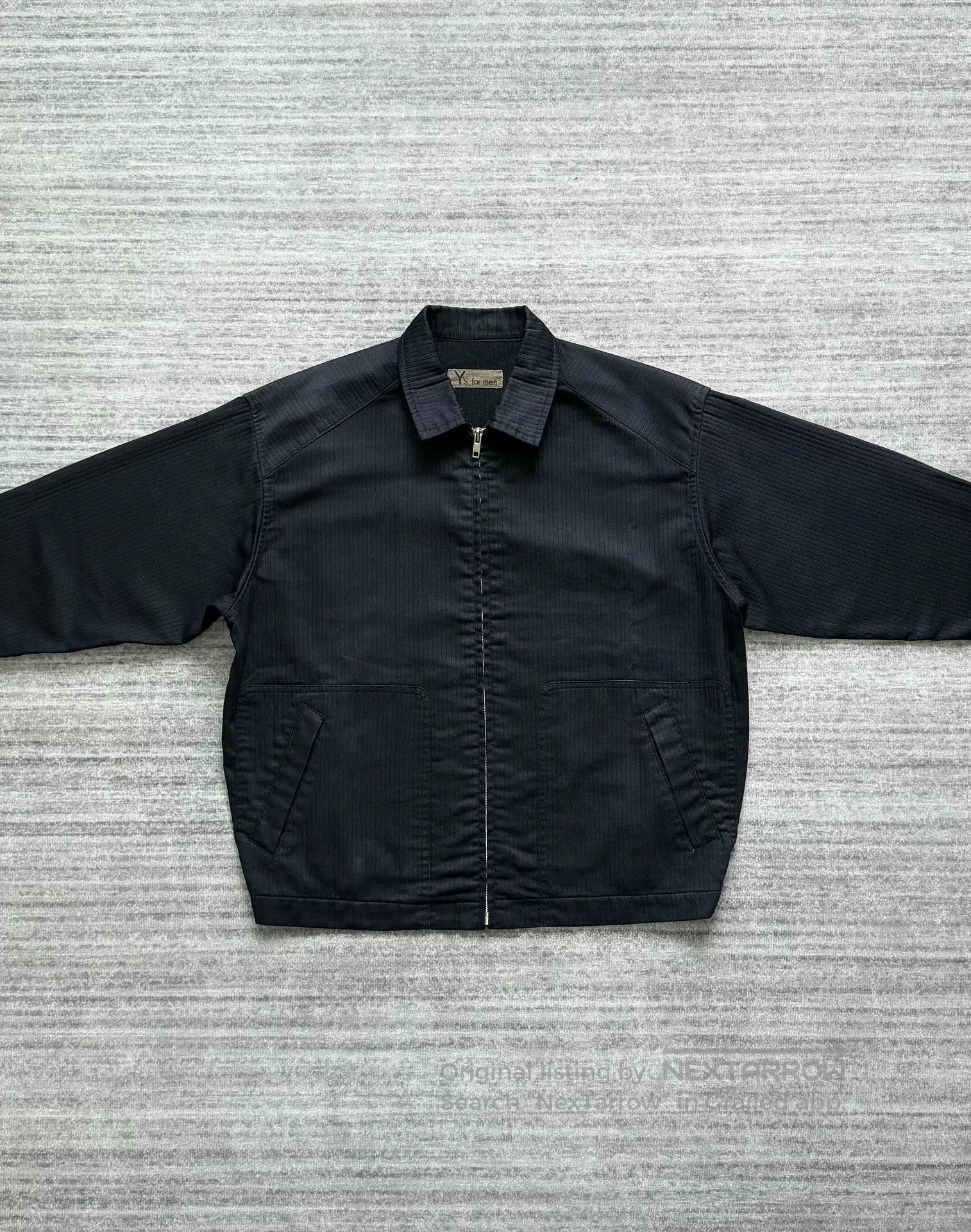 Y's for Men black striped zip-up jacket by Y's for men. Size US M / EU 48-50 / 2 - 2 Thumbnail