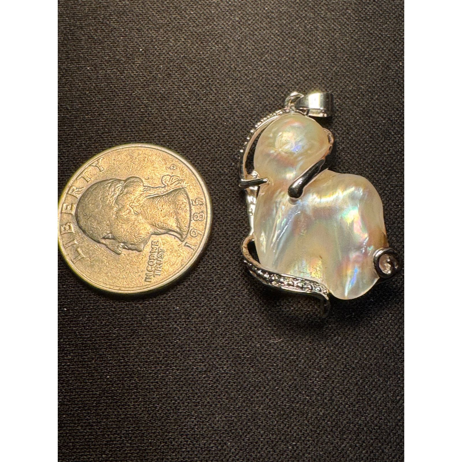Other 925 Sterling Silver Baroque Beach Pendant Size ONE SIZE - 4 Thumbnail