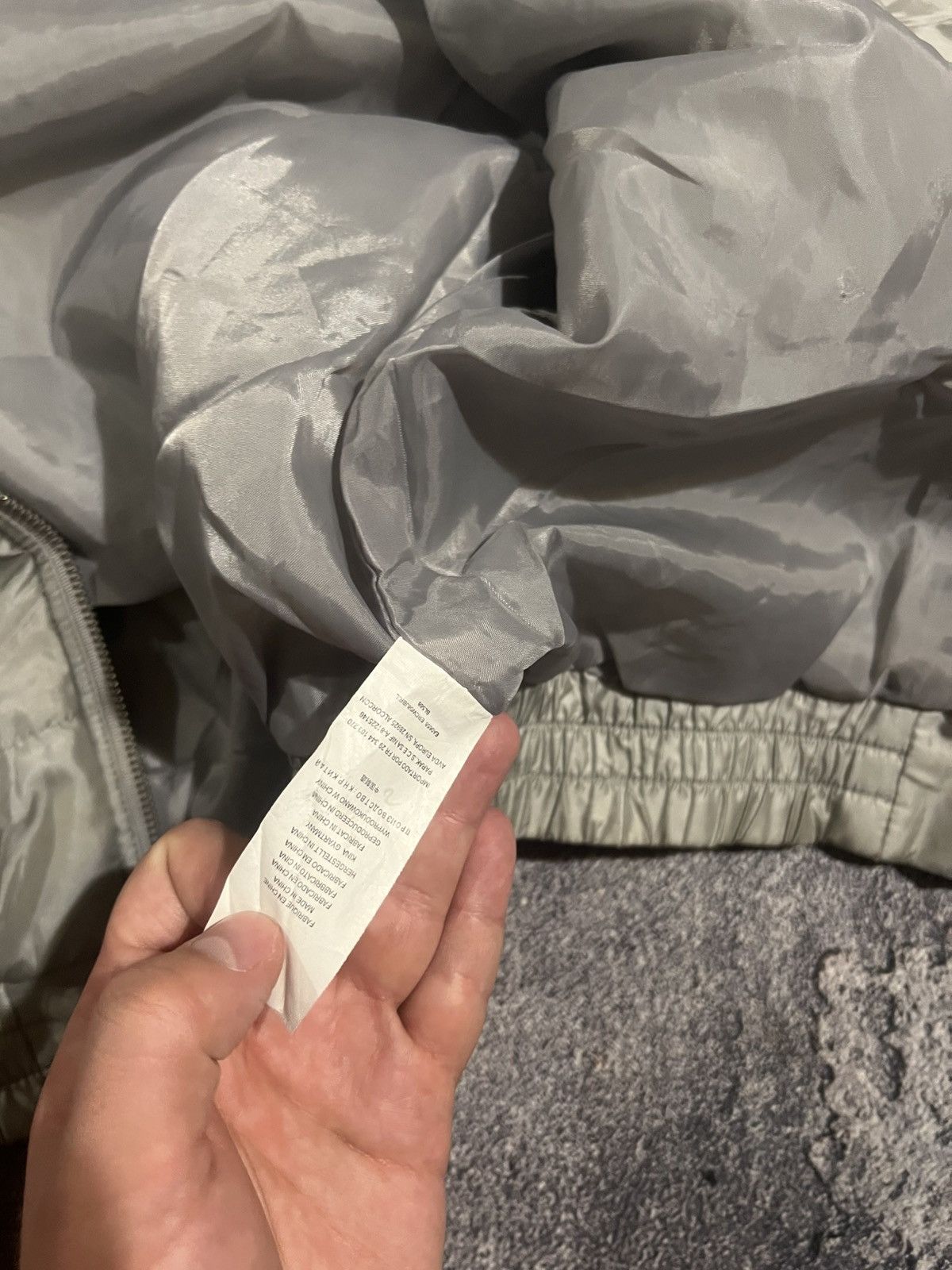 Japanese Brand Glamour Y2K Silver Bomber / Balenciaga Style / AvanGarde 90 Size US S / EU 44-46 / 1 - 10 Thumbnail