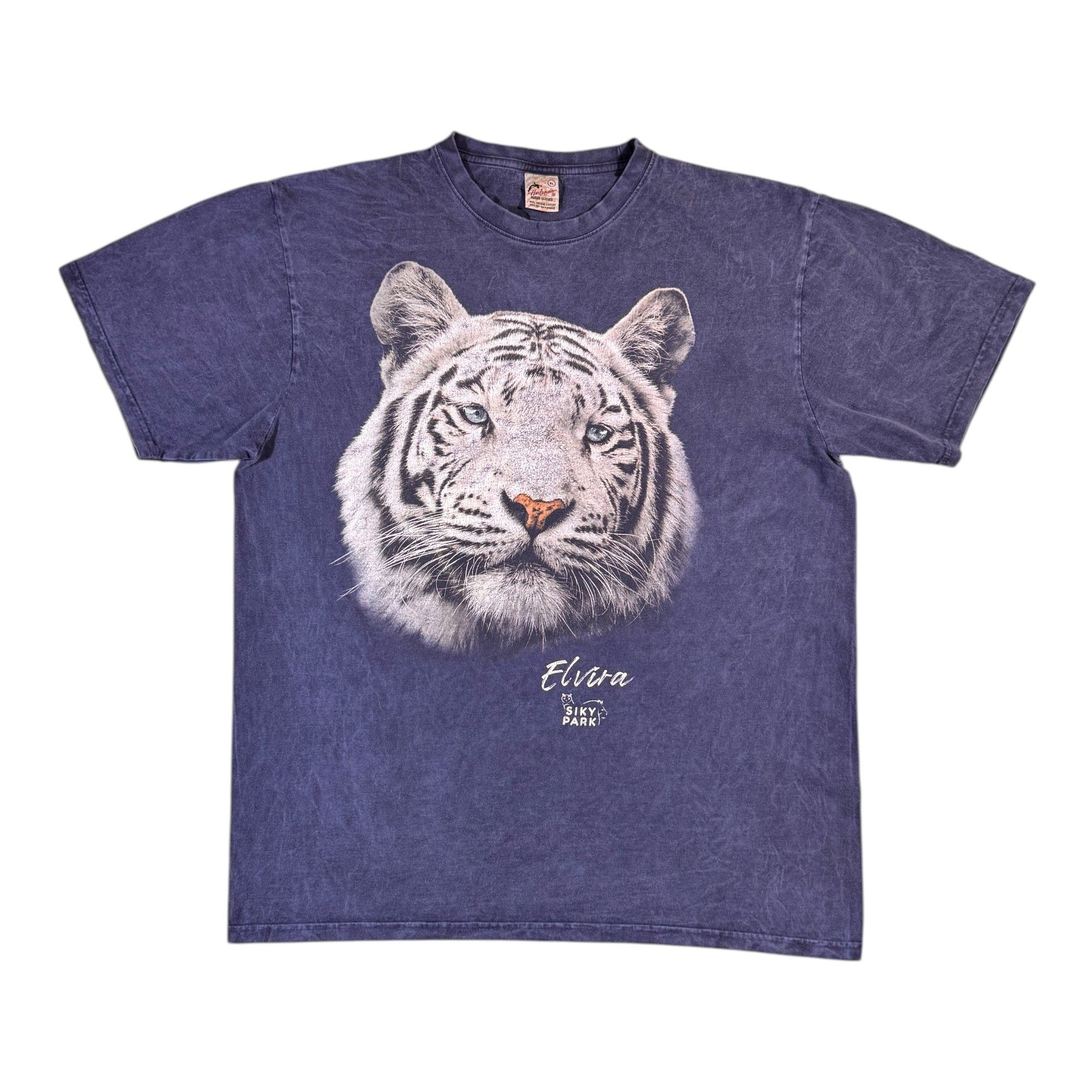Vintage Vintage Elvira Tiger T-shirt by Harlequin Size US XL / EU 56 / 4 - 1 Thumbnail