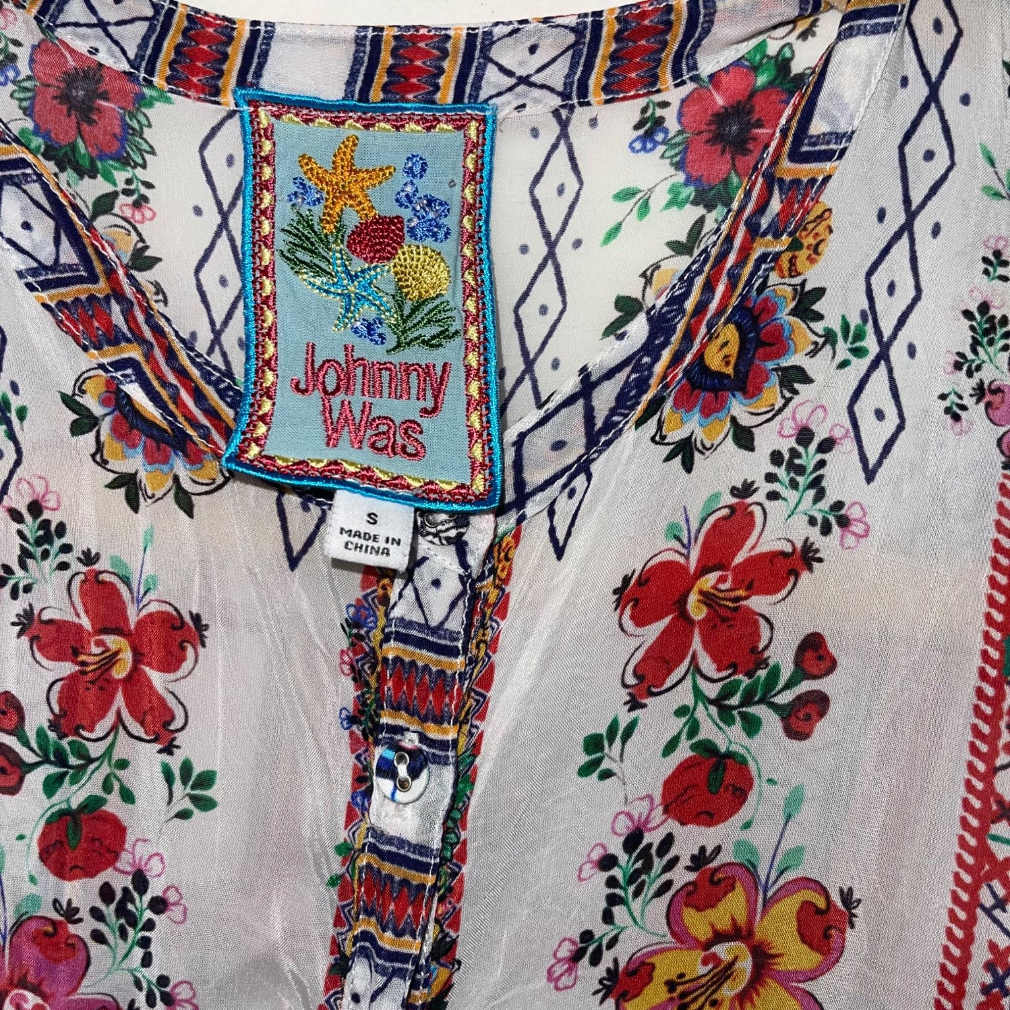 Johnny Was Johnny Was Womens Dress Size Small Multicolor Size S / US 4 / IT 40 - 4 Thumbnail