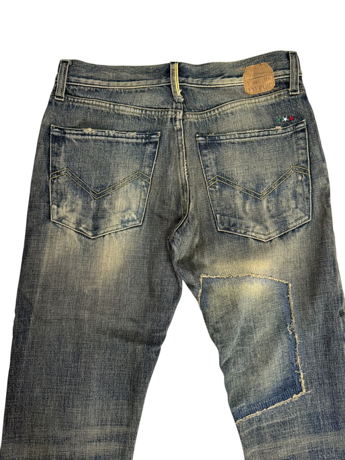 Energie Patchwork Jeans Distressed Energie Italy Selvedge Denim Size US 28 / EU 44 - 14 Thumbnail