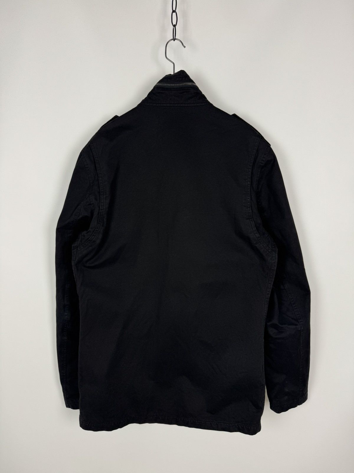 Joseph Joseph Washed Cotton Military Style Black Jacket Size US M / EU 48-50 / 2 - 12 Thumbnail