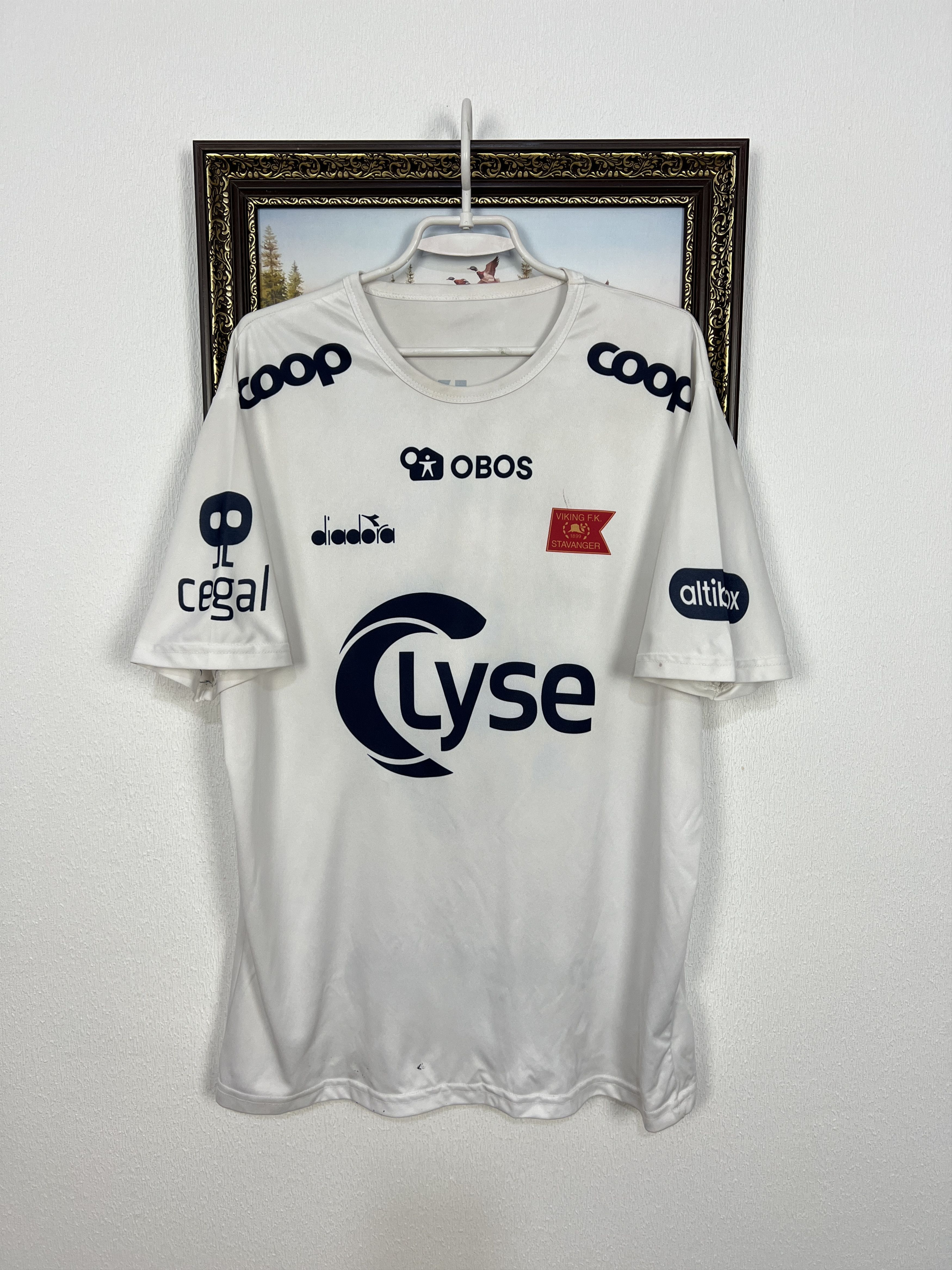 Diadora Viking Stavanger Diadora Football Jersey Cup Final Shirt Size US L / EU 52-54 / 3 - 1 Thumbnail
