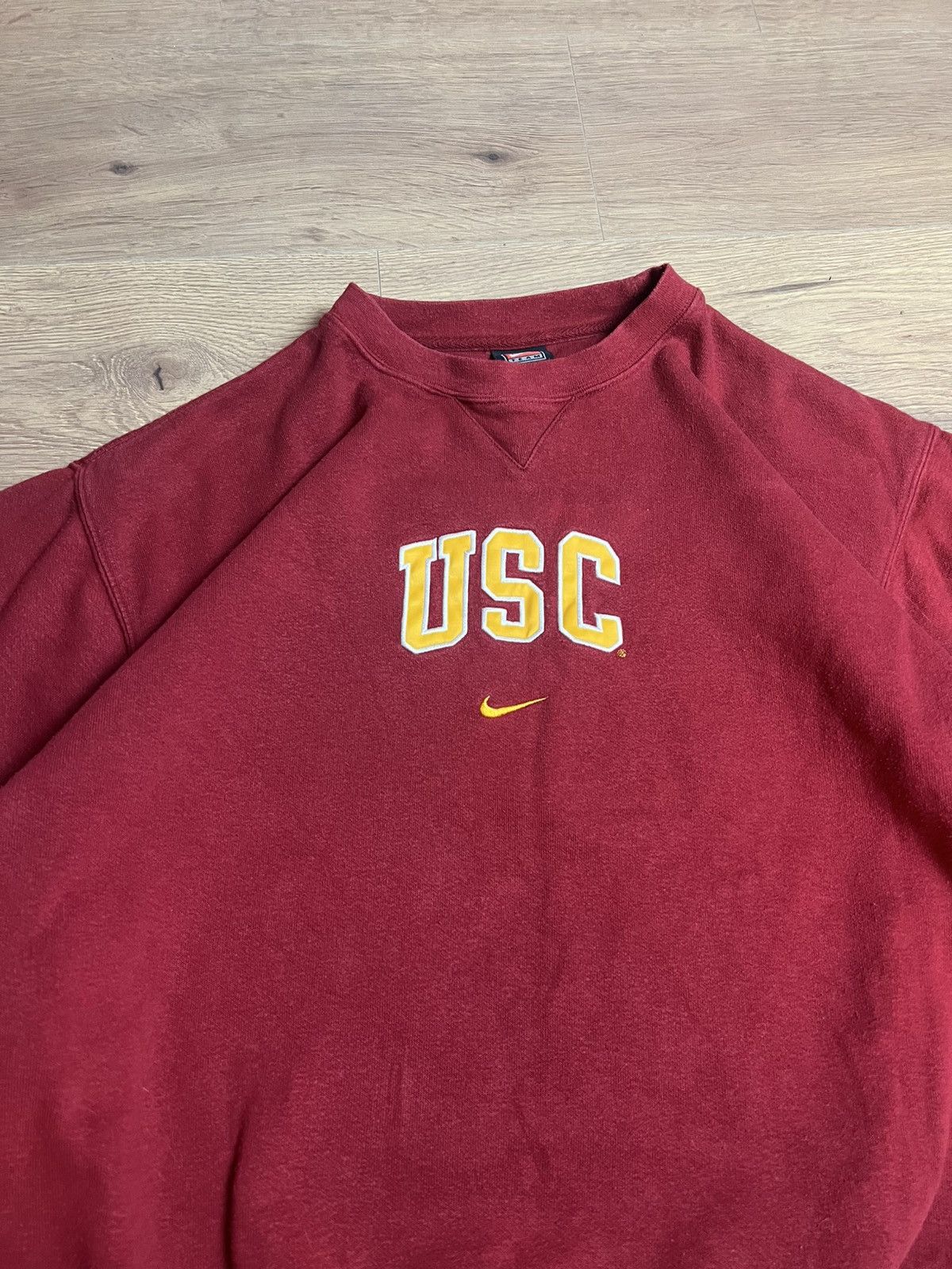 Nike Nike Team Vintage USC Sweatshirt 00s 90s Size US M / EU 48-50 / 2 - 3 Thumbnail