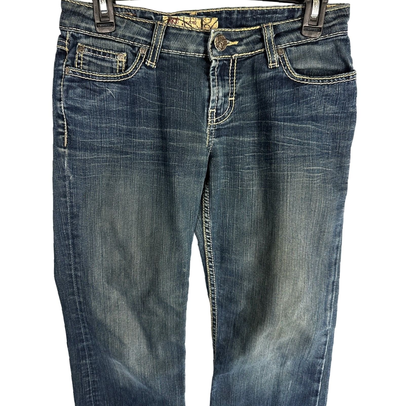 BKE VINTAGE BKE Jeans Women 27 Blue Denim Boots Bootcut Low Rise 29 in Inseam 5-Pocket Y2K"} Size 27" / US 4 / IT 40 - 3 Thumbnail