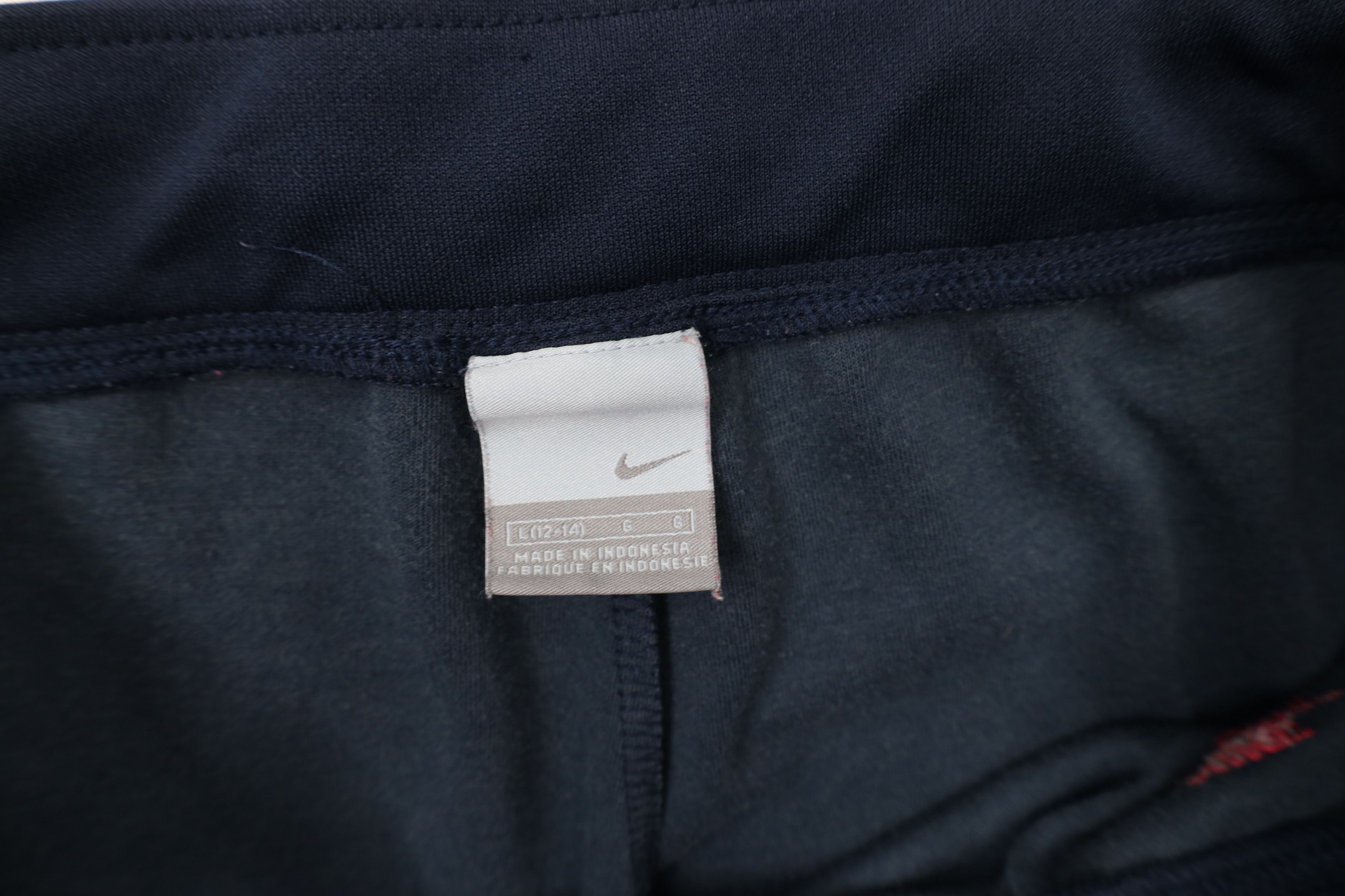 Nike × Vintage Vintage 90s Y2K Nike Scott Mini Swoosh Flared Wide Leg Pants Size 32" / US 10 / IT 46 - 6 Thumbnail