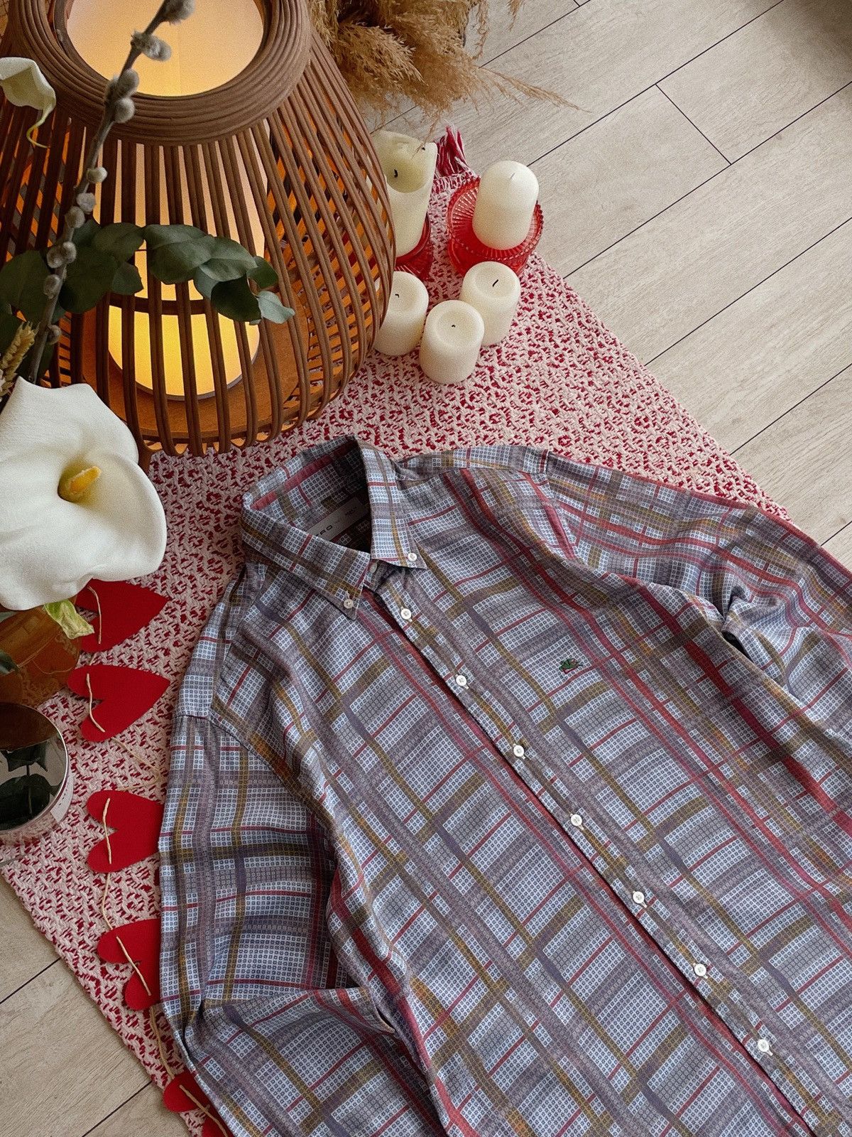 Etro Etro Milano Multicolor Check Shirt Size US M / EU 48-50 / 2 - 3 Thumbnail