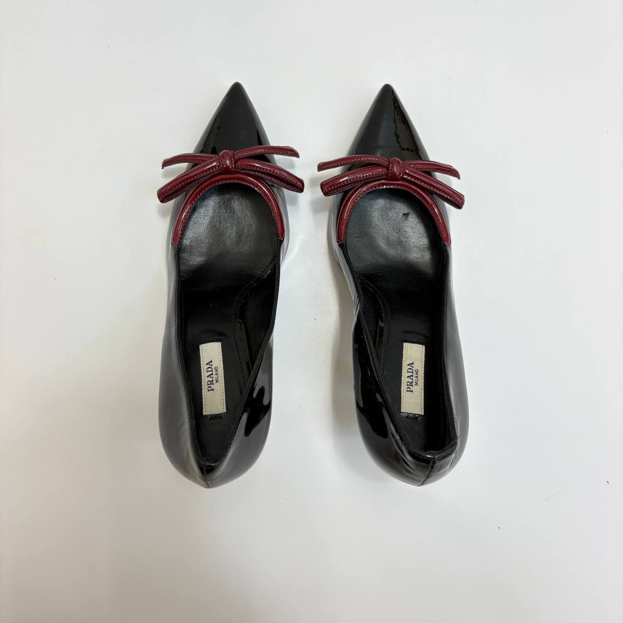 Prada Prada Patent Leather Heels Size US 7 / IT 37 - 4 Thumbnail