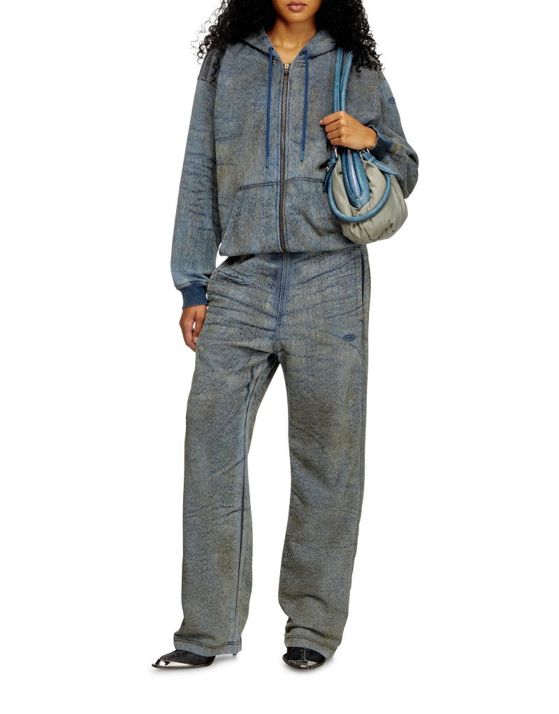 Diesel o1mle0426 D-Hari FSF Sweatshirt Hoodie in Blue Size US S / EU 44-46 / 1 - 4 Thumbnail