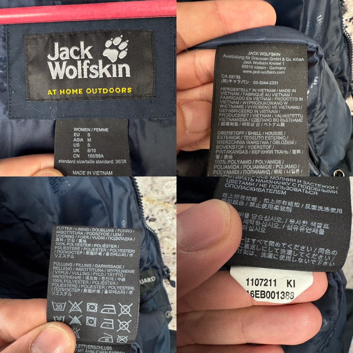 Jack Wolfskin Women’s Jack Wolfskin 3in1 System Microguard Jacket Regular Size S / US 4 / IT 40 - 22 Thumbnail