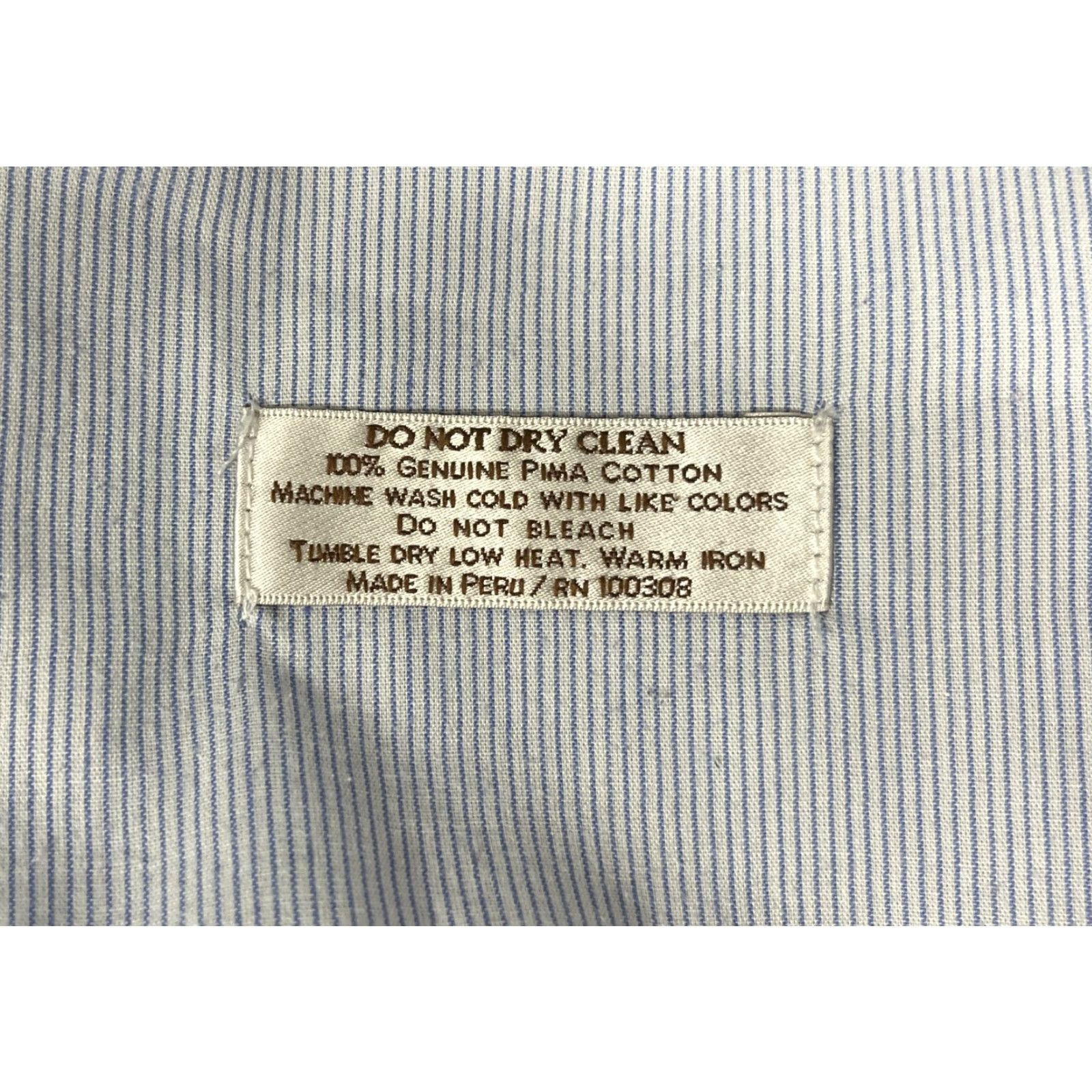 Peter Millar Peter Millar Crown Pima Cotton Chino Pants Navy Men 36x30 Vintage Straight Front Belt Loops Regular Pants Size US 36 / EU 52 - 7 Thumbnail