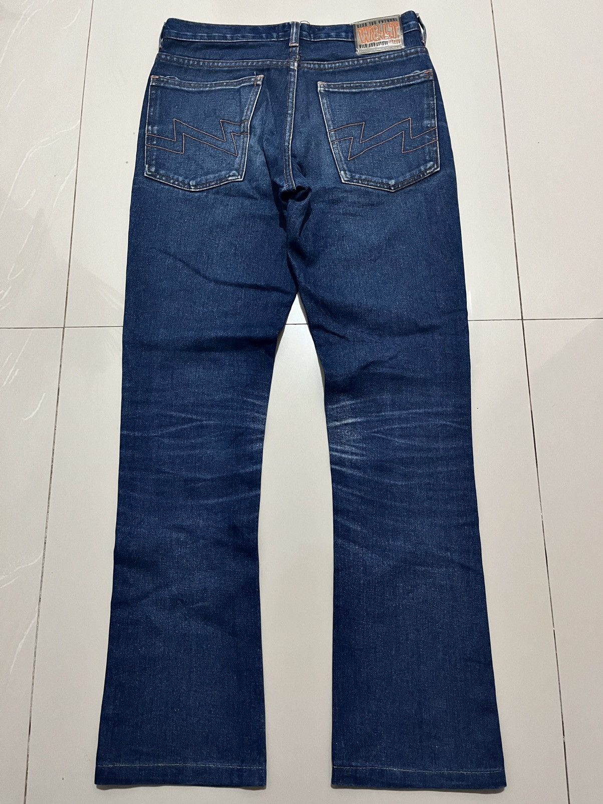 W&LT SS2006 W&LT WALTER VAN BEIRENDONCK STONE WASH BOOTCUT JEANS Size US 30 / EU 46 - 1 Thumbnail