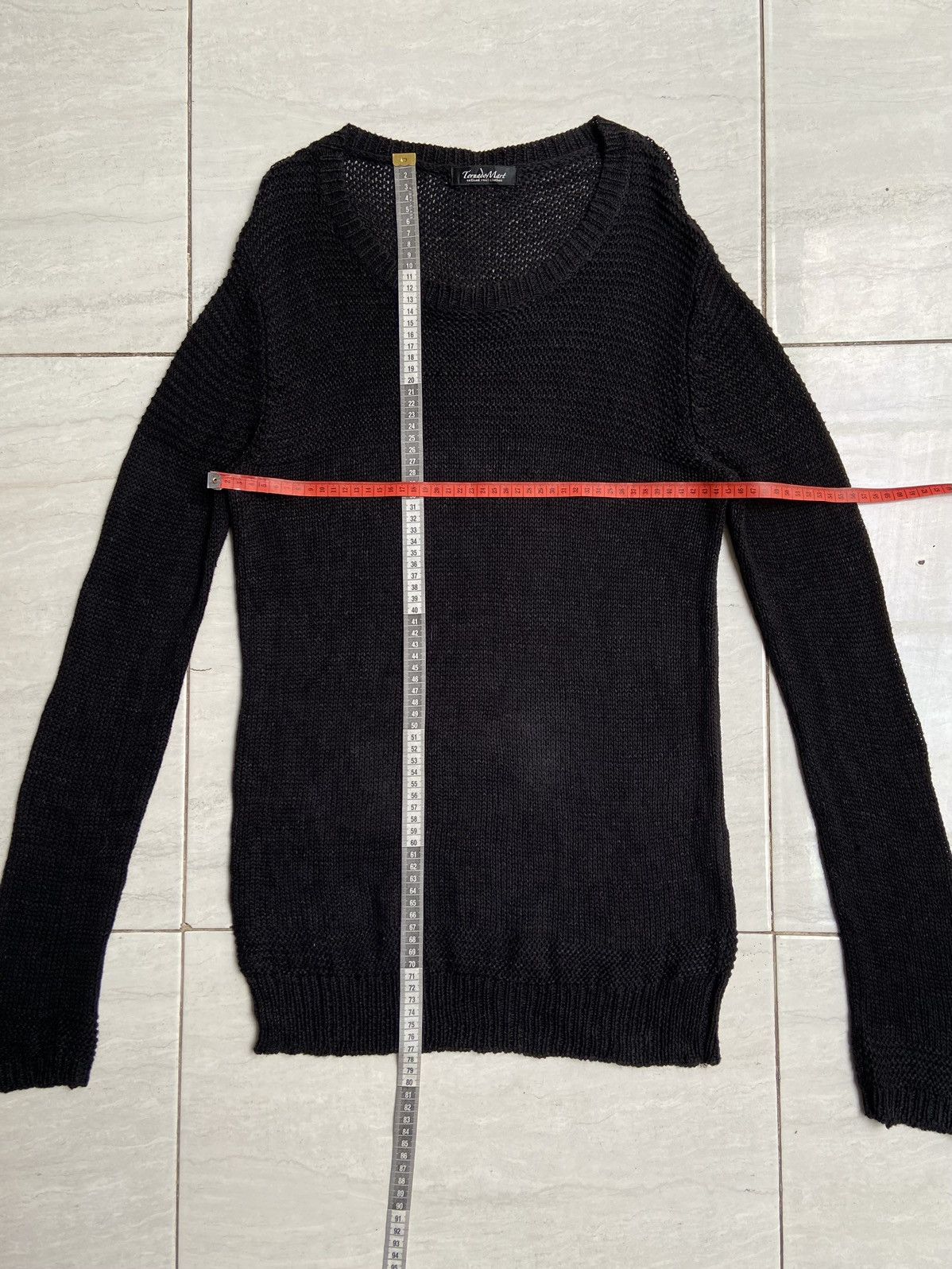 Tornado Mart TORNADO MART Black Knit Sweater Size US XS / EU 42 / 0 - 7 Thumbnail