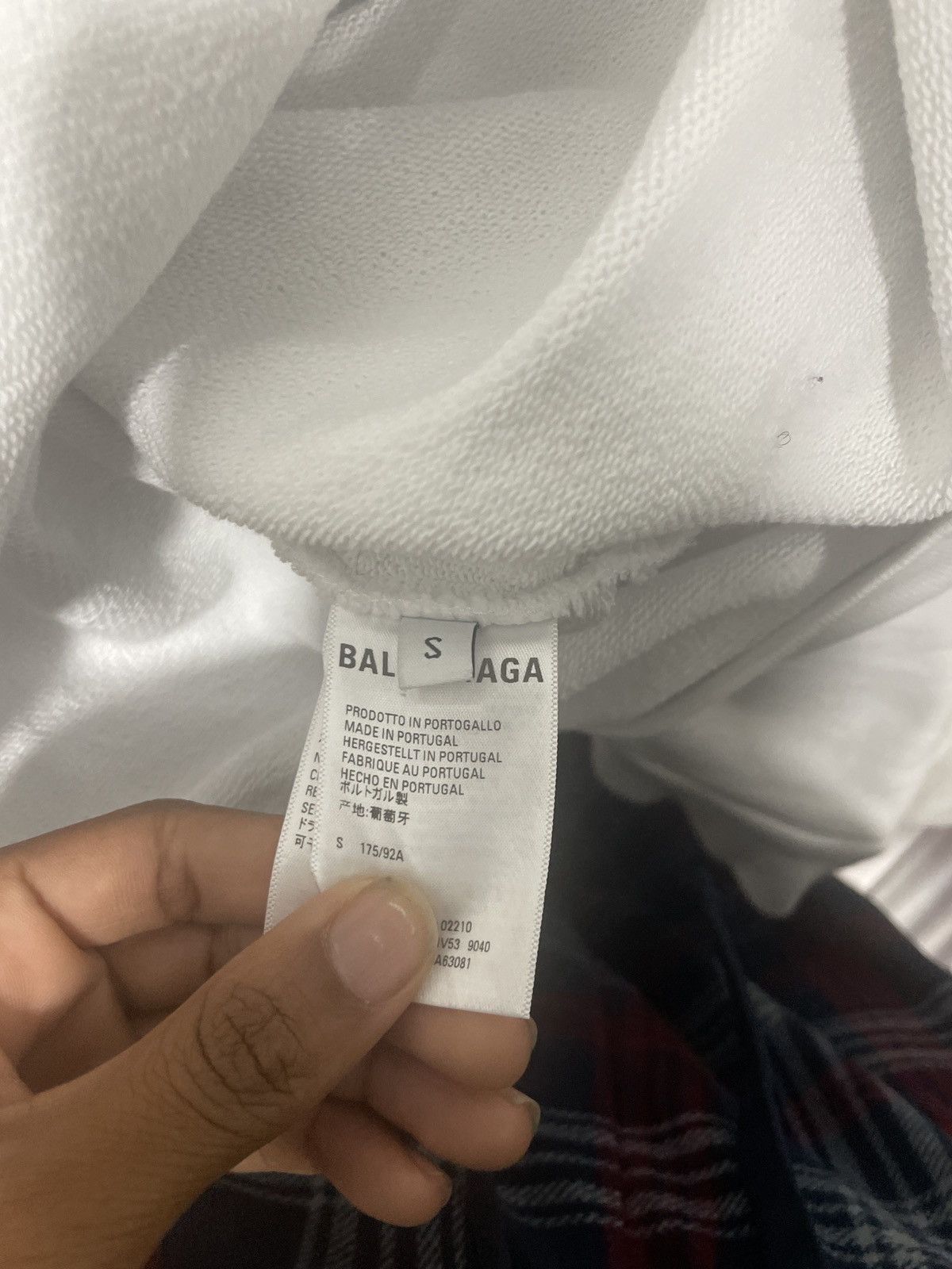 Balenciaga Balenciaga White Hoodie Size US S / EU 44-46 / 1 - 6 Thumbnail