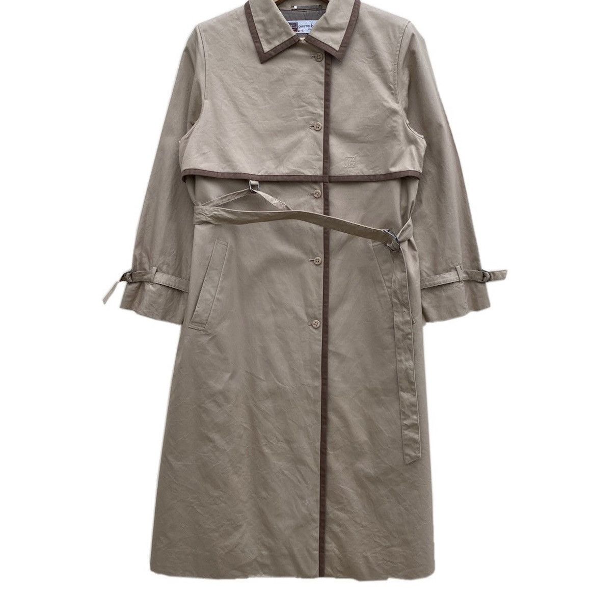 Designer × Pierre Balmain Vintage Pierre Balmain Paris Trench Coat Size US S / EU 44-46 / 1 - 1 Thumbnail
