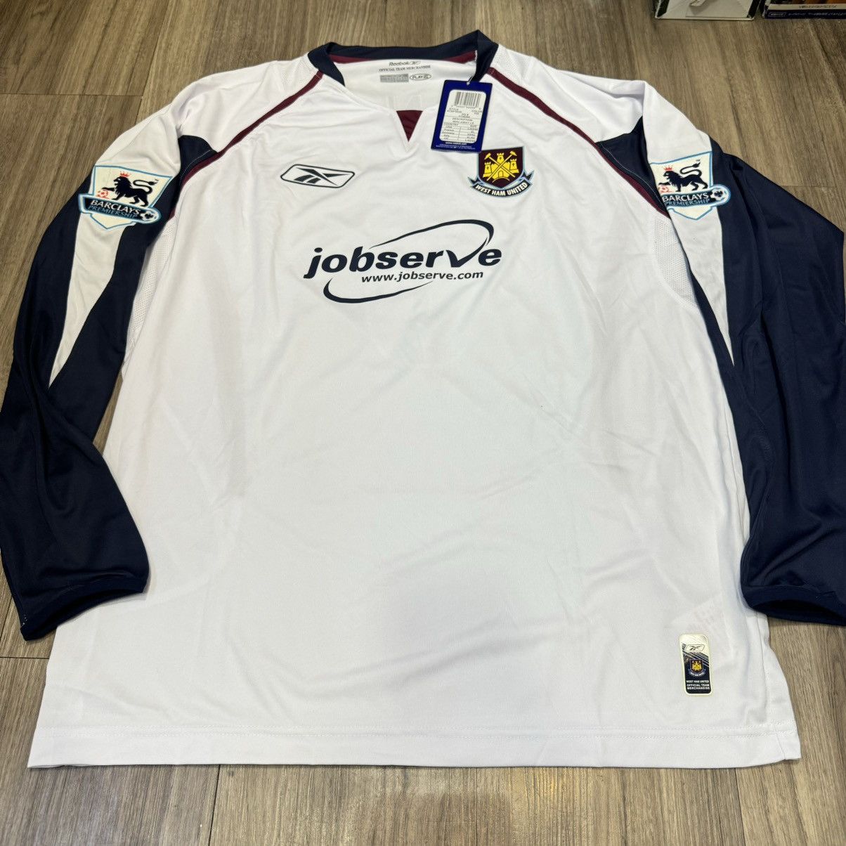 Reebok West ham 05/06 L/S away shirt #8 Sheringham (bnwt) Size US L / EU 52-54 / 3 - 1 Thumbnail