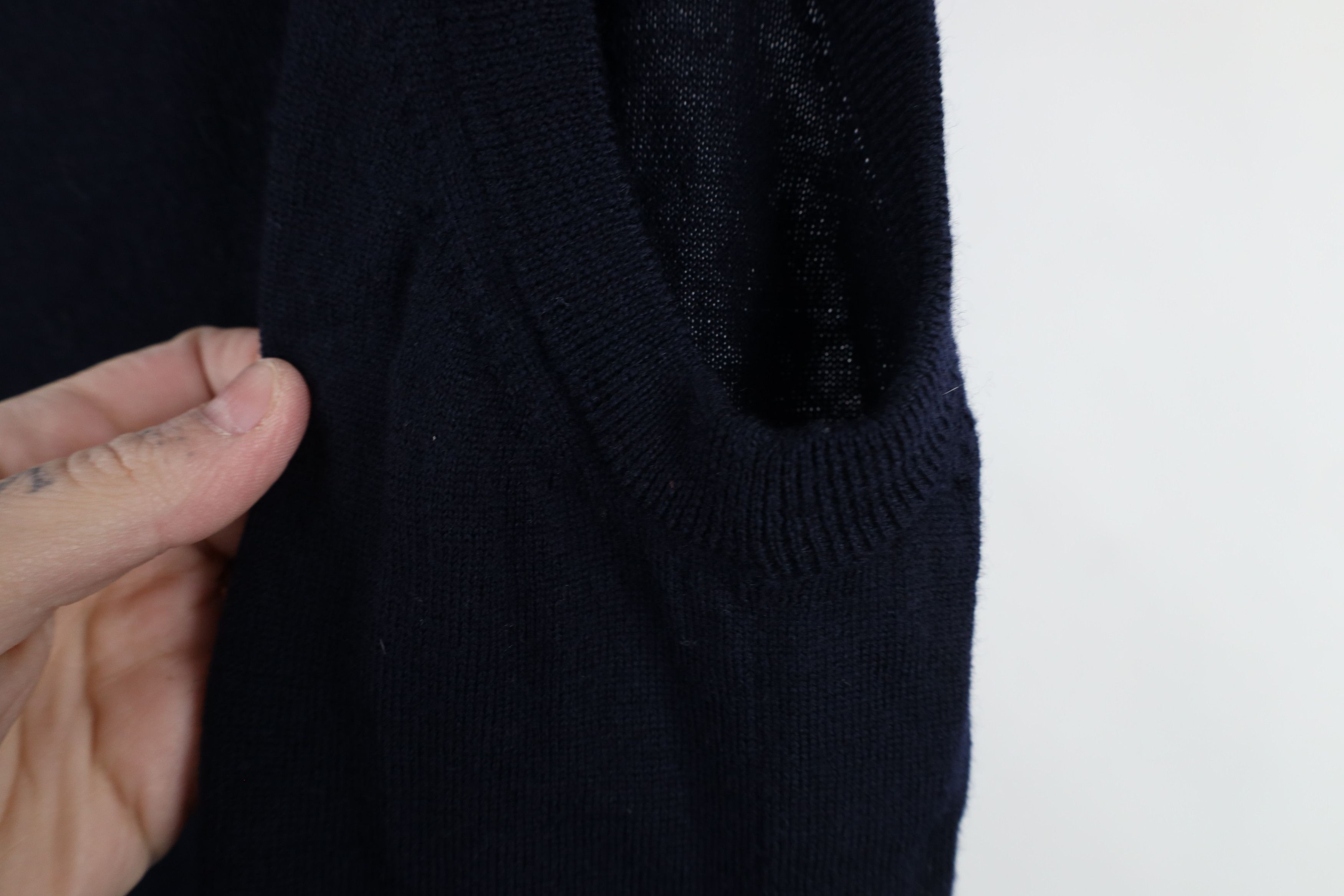 Brooks Brothers × Vintage Brooks Brothers Blank Merino Wool Knit Sweater Vest AS IS Size US L / EU 52-54 / 3 - 7 Thumbnail