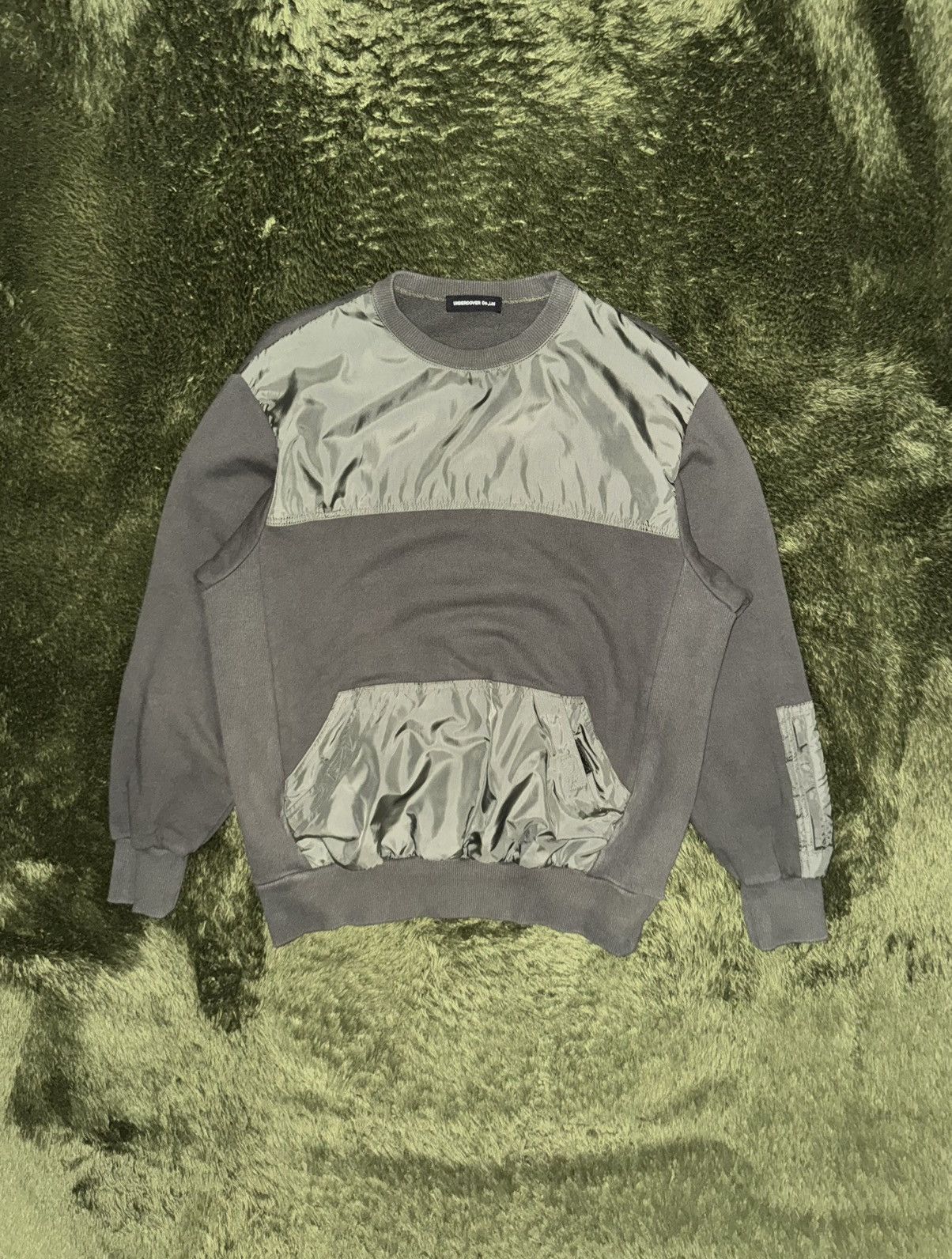 Undercover [3] UNDERCOVER Paneled Detail Sweatshirt Olive Size US M / EU 48-50 / 2 - 1 Thumbnail