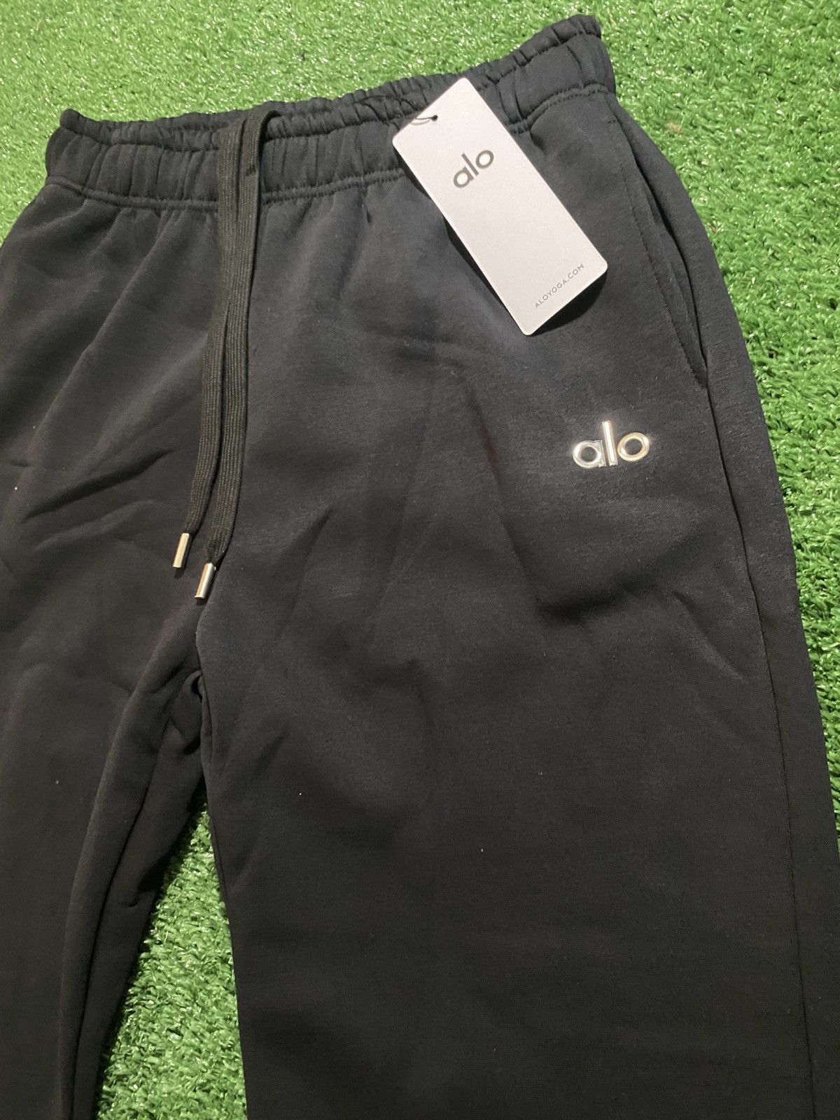 Alo Black Alo Yoga Sweatpants Size 32" / US 10 / IT 46 - 2 Thumbnail