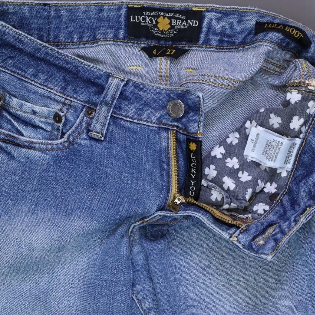 Lucky Brand Lucky Brand Jeans Bootcut Women 27 Light Wash 31 Inseam 5-Pocket Denim Low Rise Lola 90s City Preppy Minimalist Womens Size 27" / US 4 / IT 40 - 4 Thumbnail